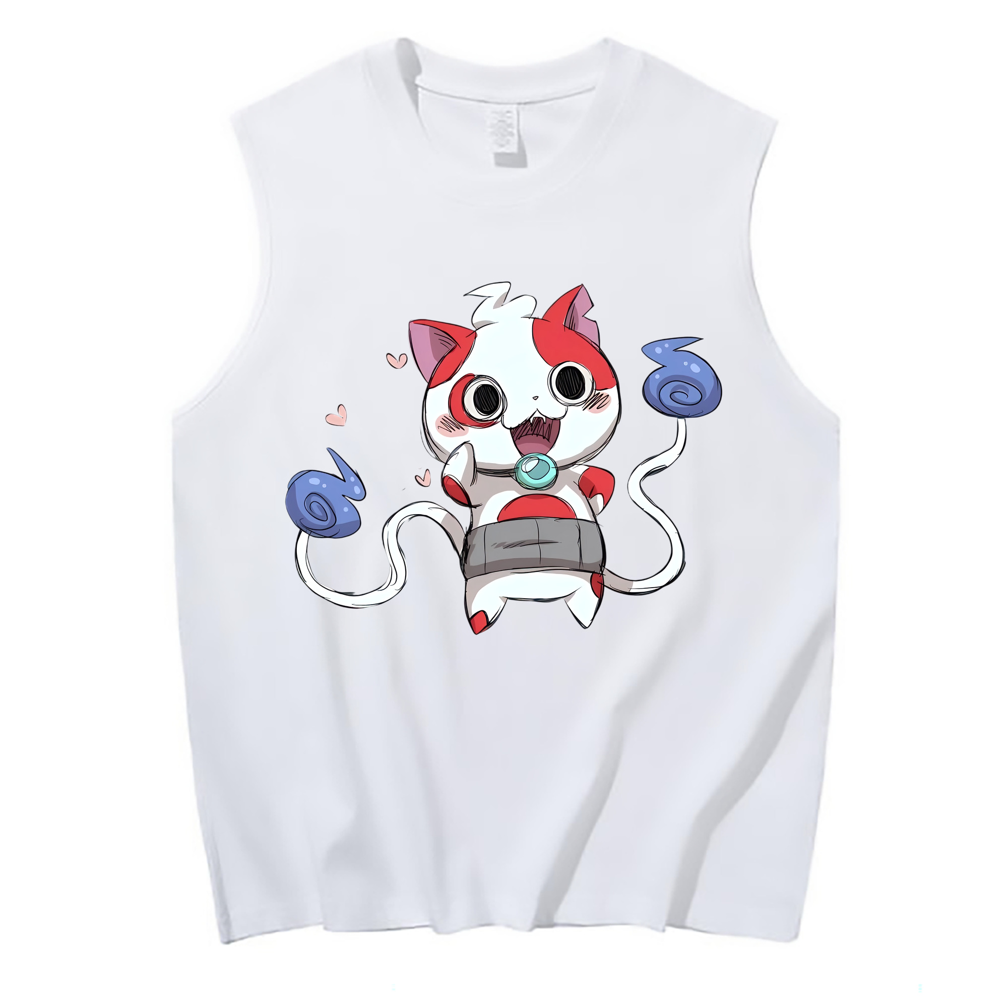 （画像用） 妖怪ウォッチ Yo-kai Watch コットン100％タンクトップ（フロントプリント）