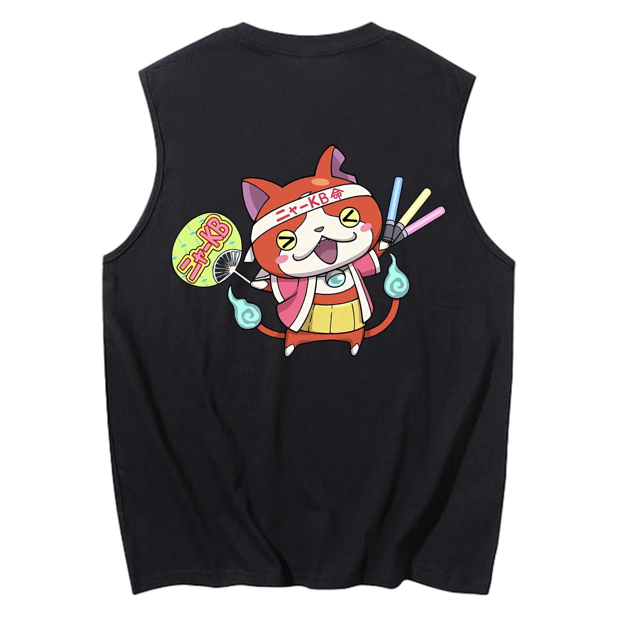 （画像用） 妖怪ウォッチ Yo-kai Watch コットン100％タンクトップ（背面プリント）