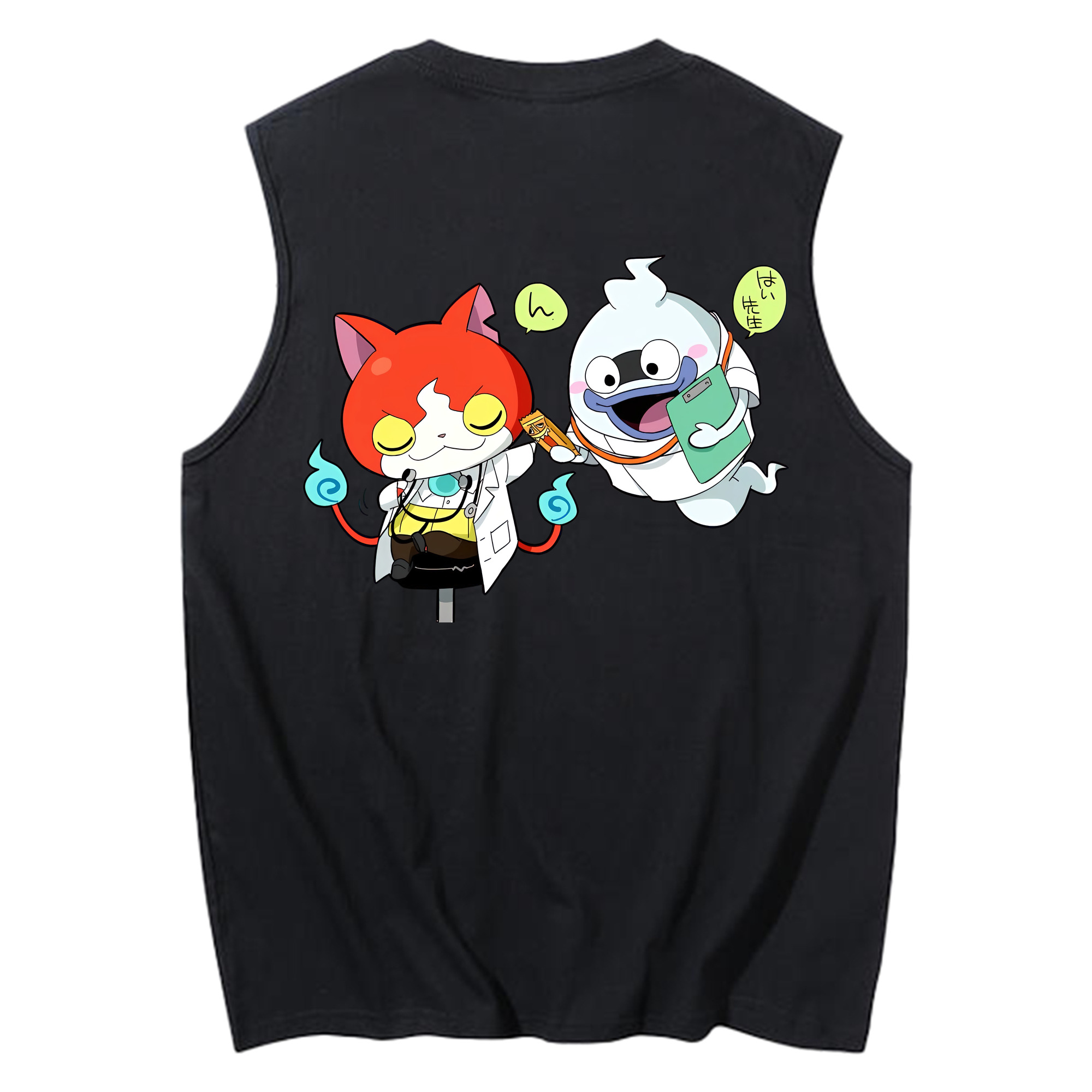 （画像用） 妖怪ウォッチ Yo-kai Watch コットン100％タンクトップ（背面プリント）