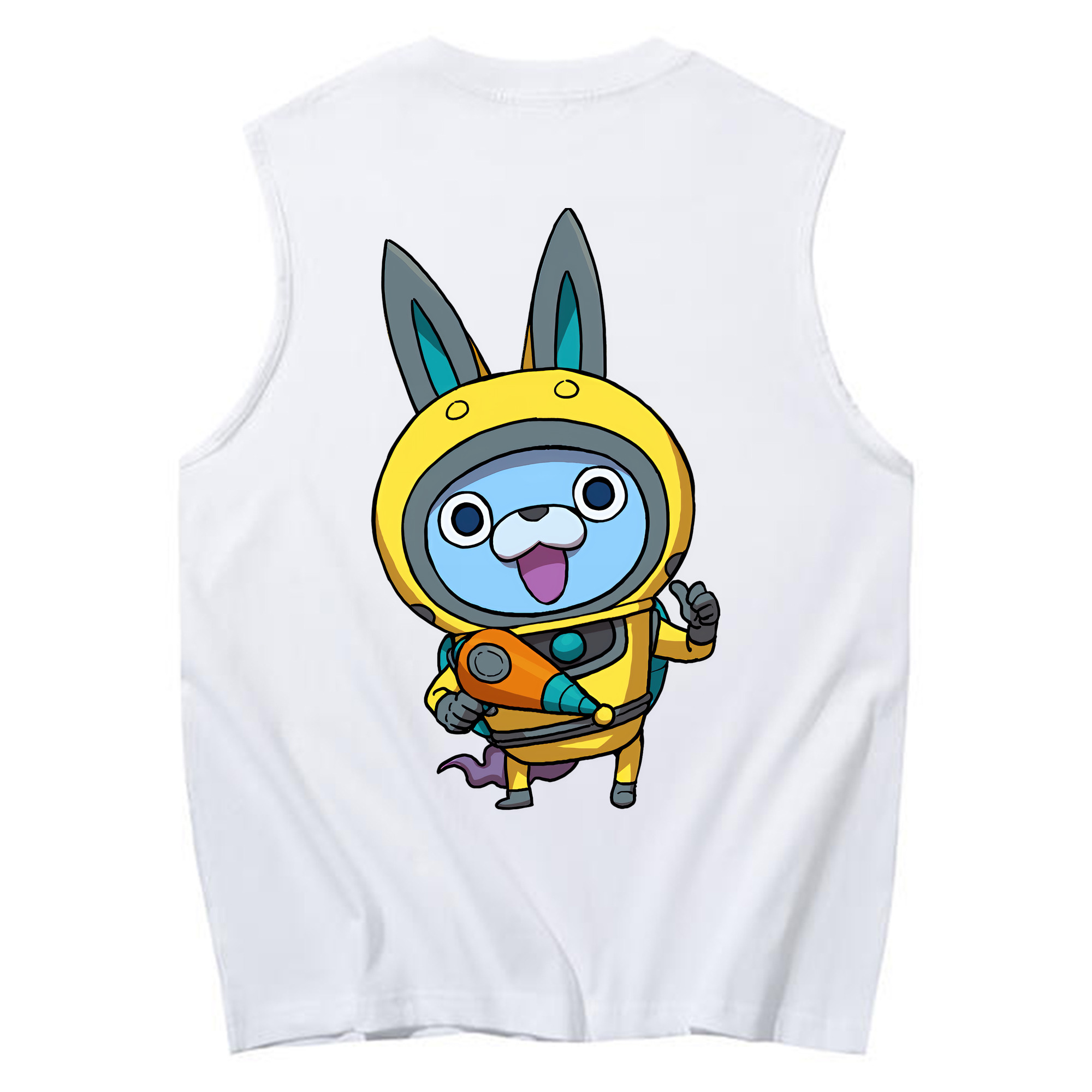 （画像用） 妖怪ウォッチ Yo-kai Watch コットン100％タンクトップ（背面プリント）