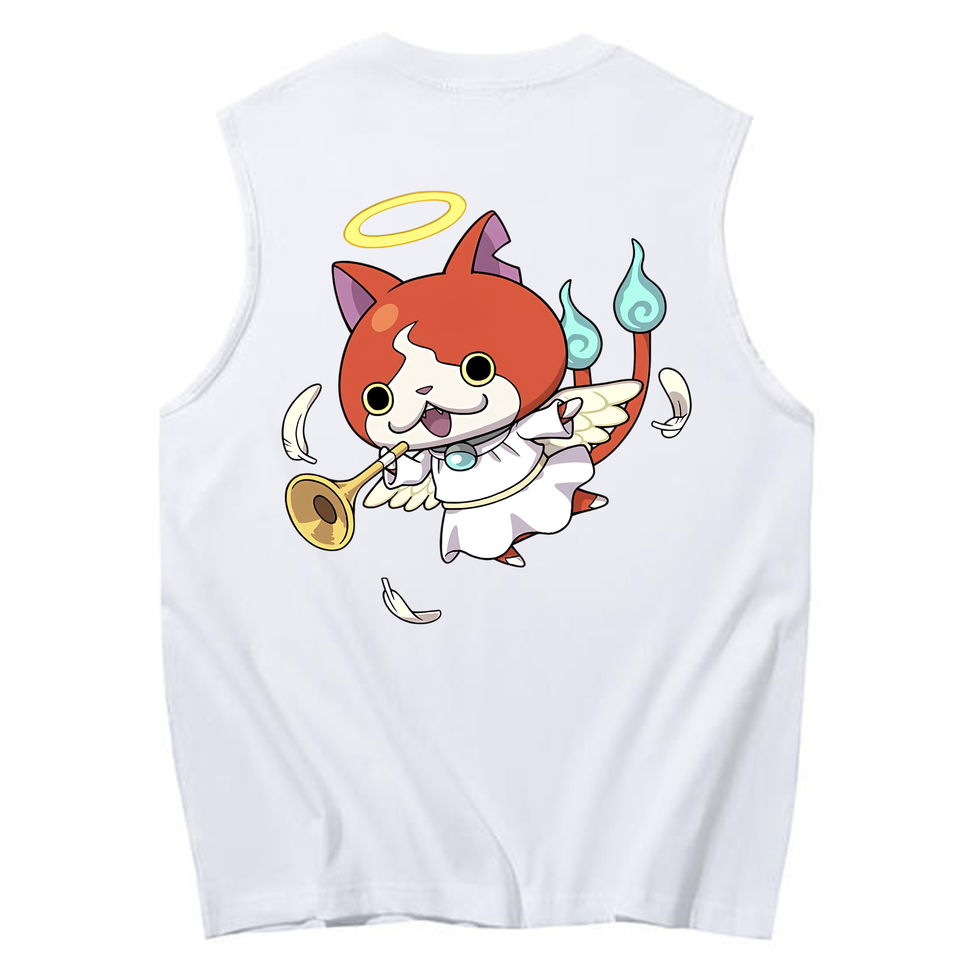 （画像用） 妖怪ウォッチ Yo-kai Watch コットン100％タンクトップ（背面プリント）