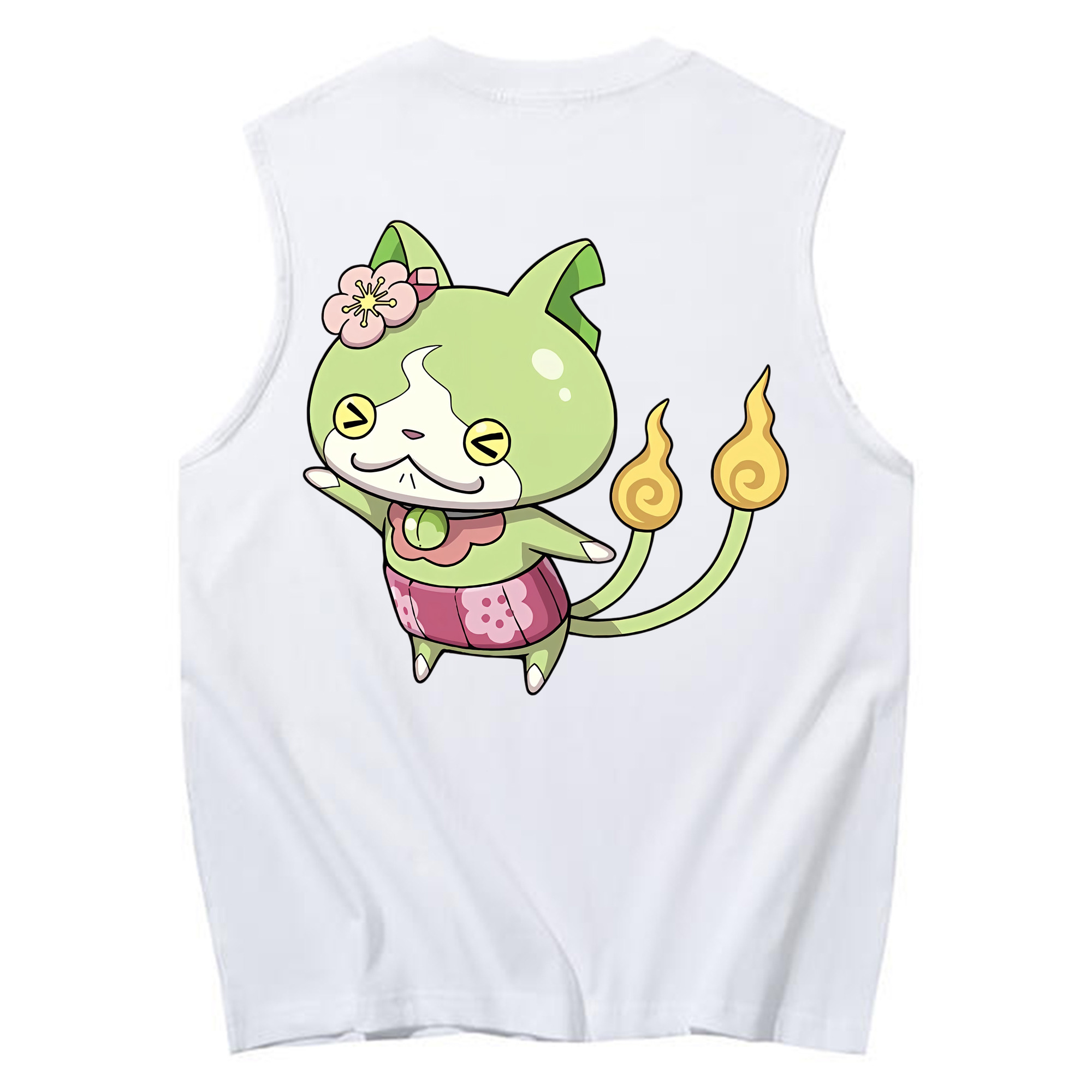 （画像用） 妖怪ウォッチ Yo-kai Watch コットン100％タンクトップ（背面プリント）