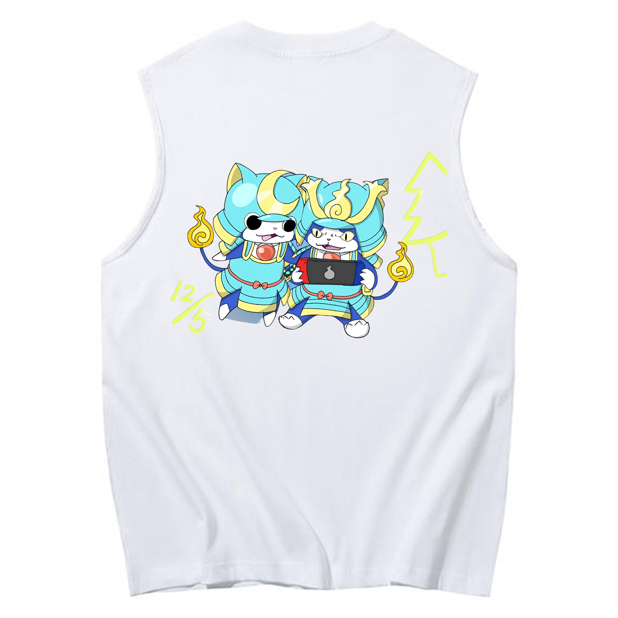 （画像用） 妖怪ウォッチ Yo-kai Watch コットン100％タンクトップ（背面プリント）