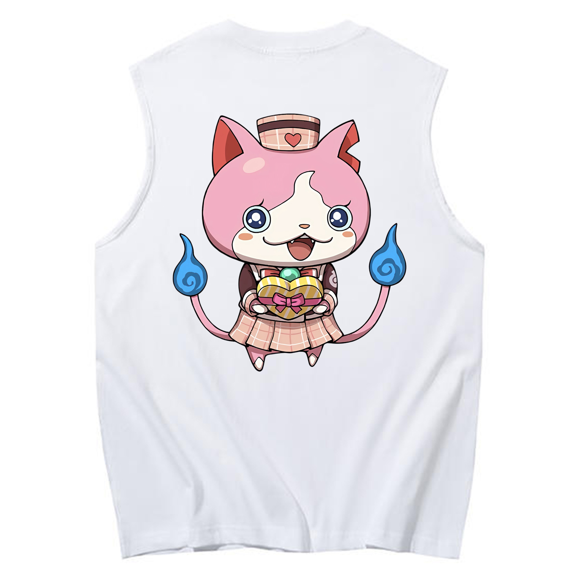 （画像用） 妖怪ウォッチ Yo-kai Watch コットン100％タンクトップ（背面プリント）