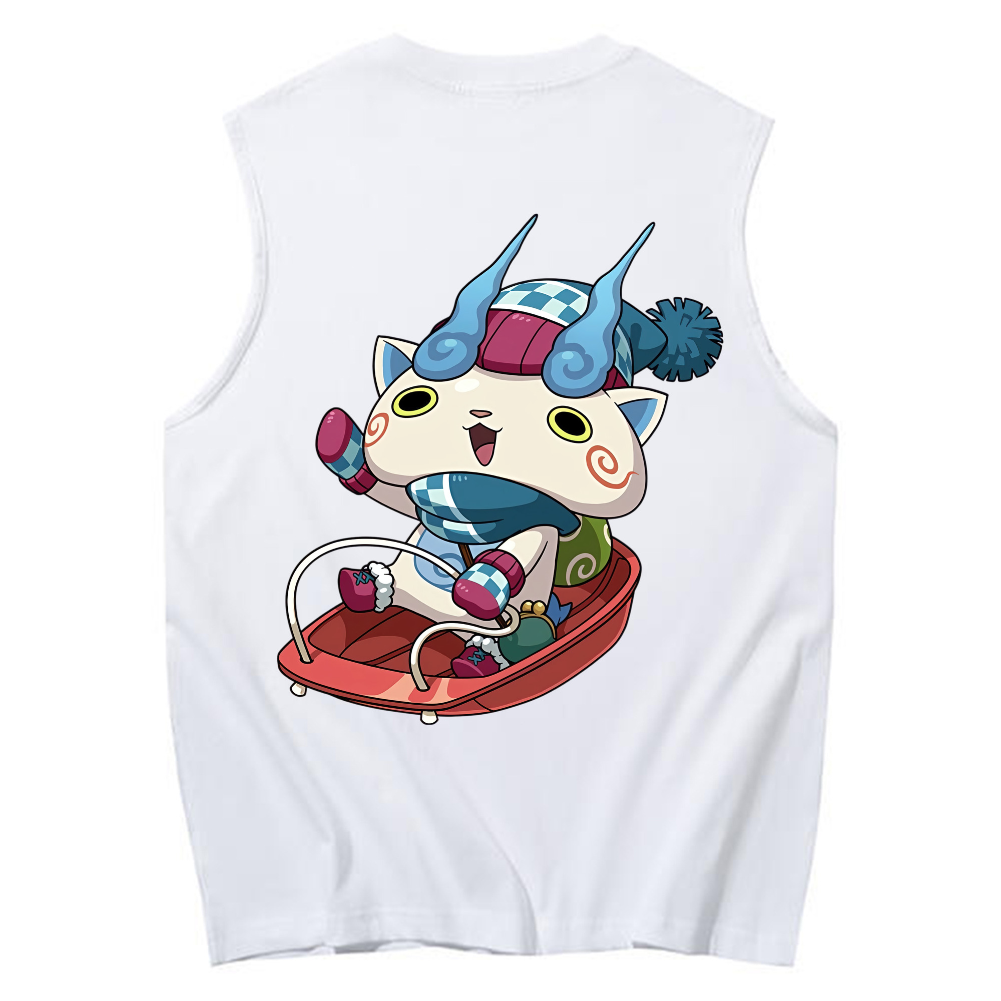 （画像用） 妖怪ウォッチ Yo-kai Watch コットン100％タンクトップ（背面プリント）
