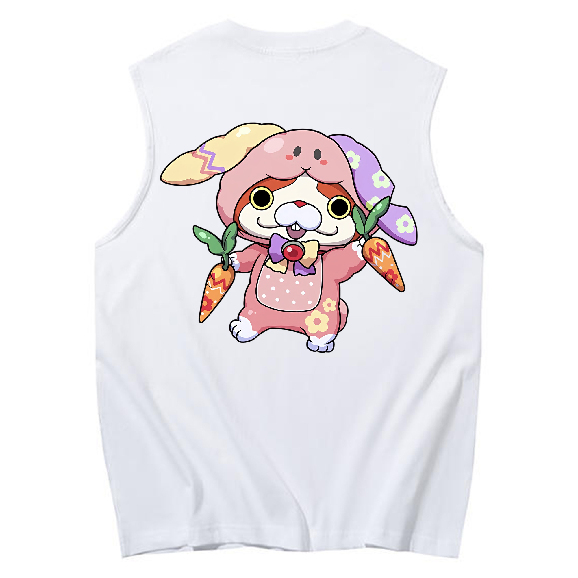 （画像用） 妖怪ウォッチ Yo-kai Watch コットン100％タンクトップ（背面プリント）
