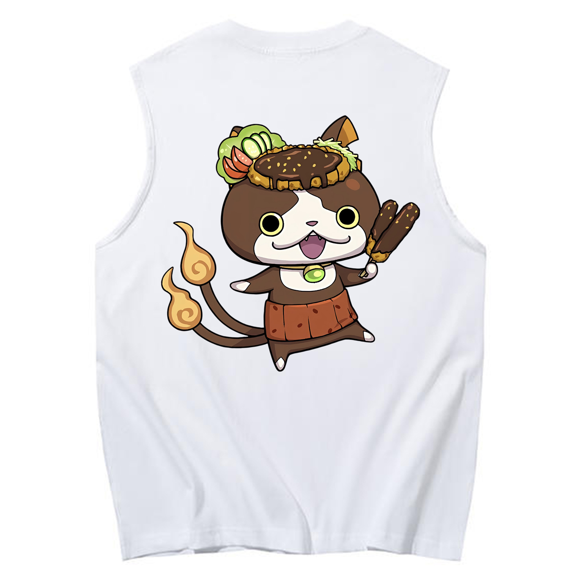 （画像用） 妖怪ウォッチ Yo-kai Watch コットン100％タンクトップ（背面プリント）
