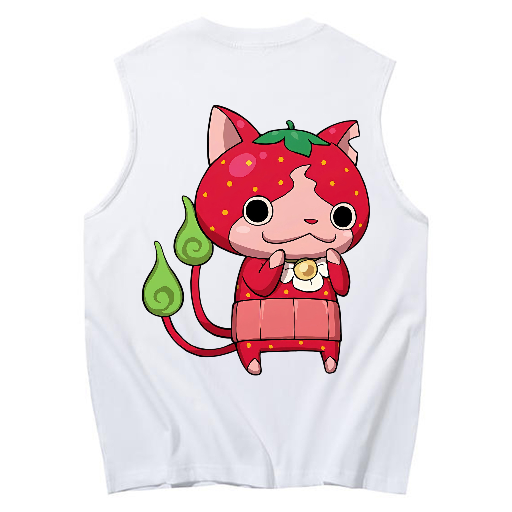 （画像用） 妖怪ウォッチ Yo-kai Watch コットン100％タンクトップ（背面プリント）