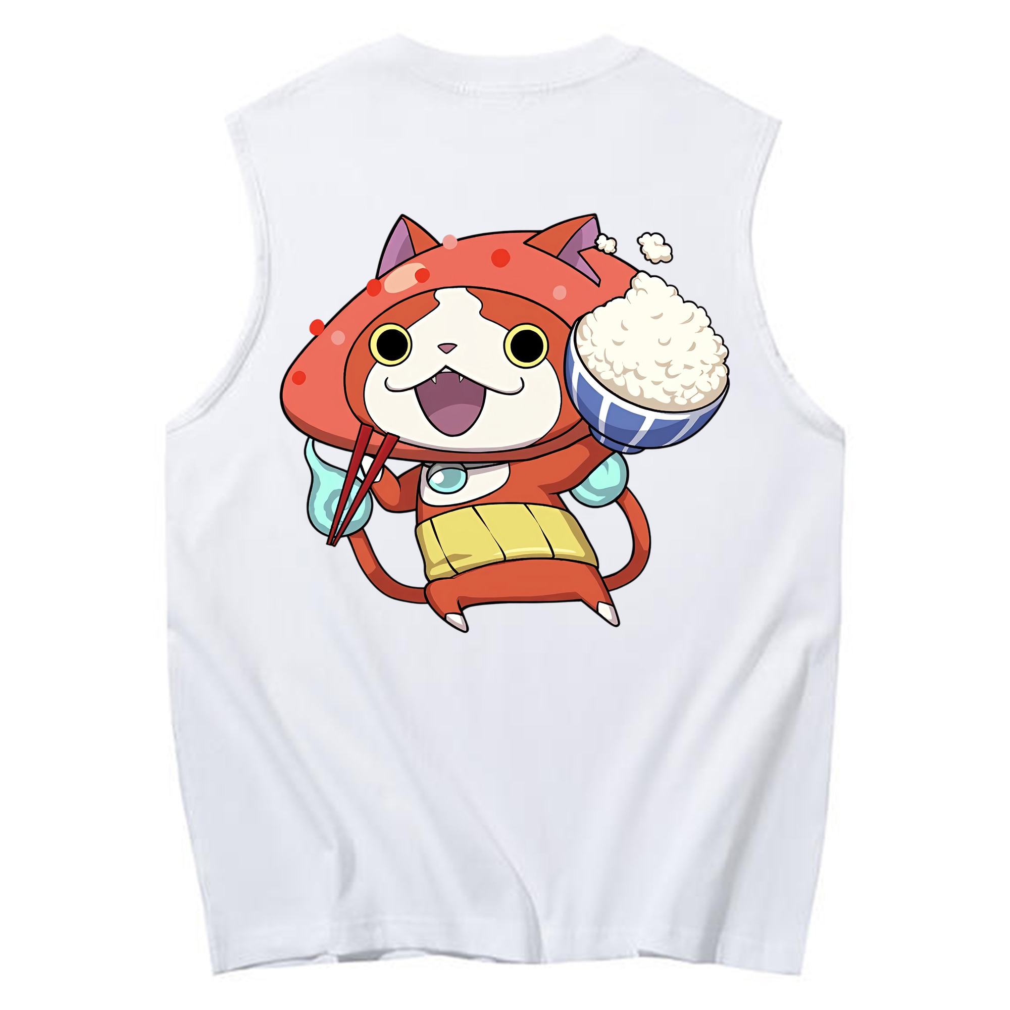 （画像用） 妖怪ウォッチ Yo-kai Watch コットン100％タンクトップ（背面プリント）
