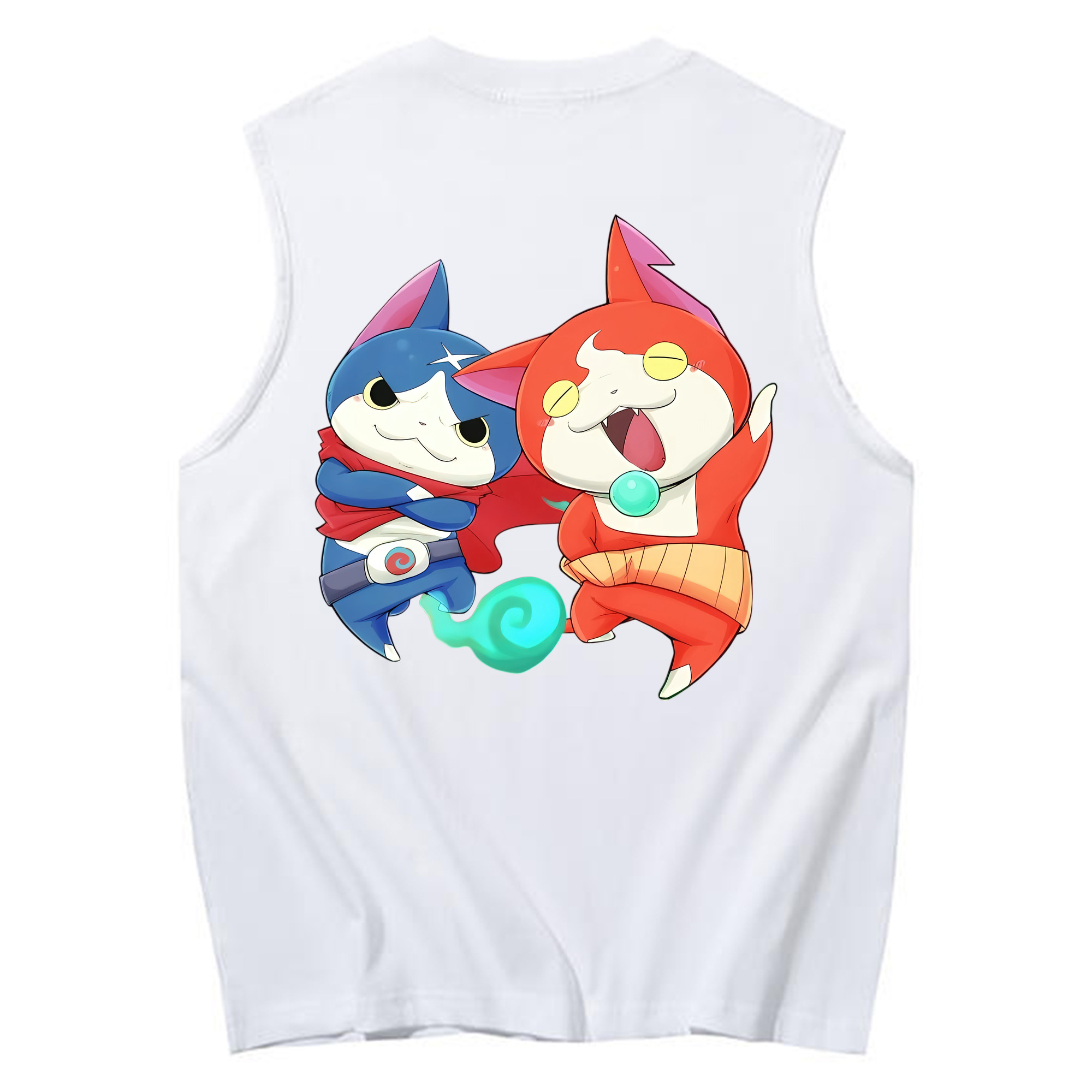 （画像用） 妖怪ウォッチ Yo-kai Watch コットン100％タンクトップ（背面プリント）