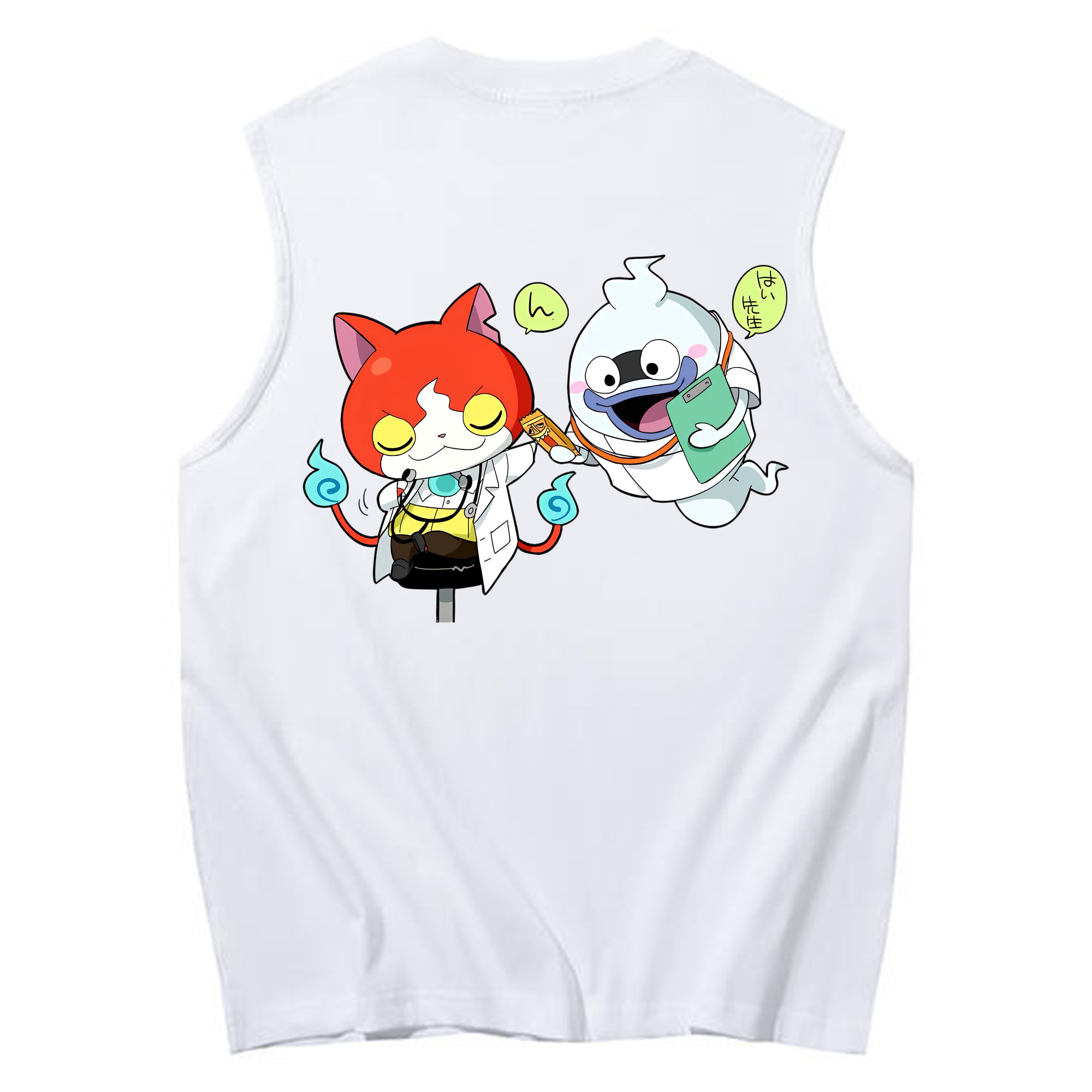 （画像用） 妖怪ウォッチ Yo-kai Watch コットン100％タンクトップ（背面プリント）
