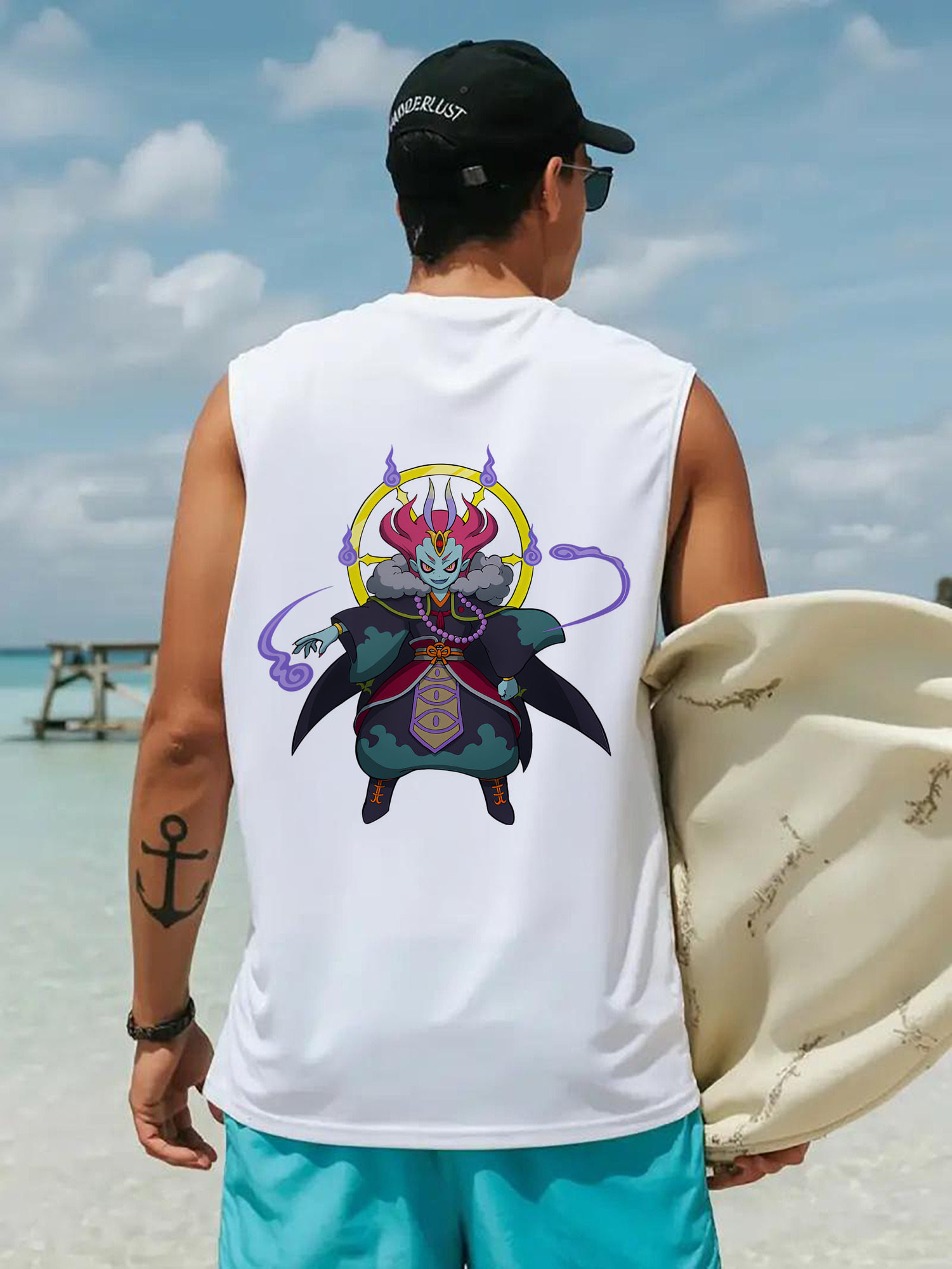 妖怪ウォッチ Yo-kai Watch コットン100％タンクトップ（背面プリント）