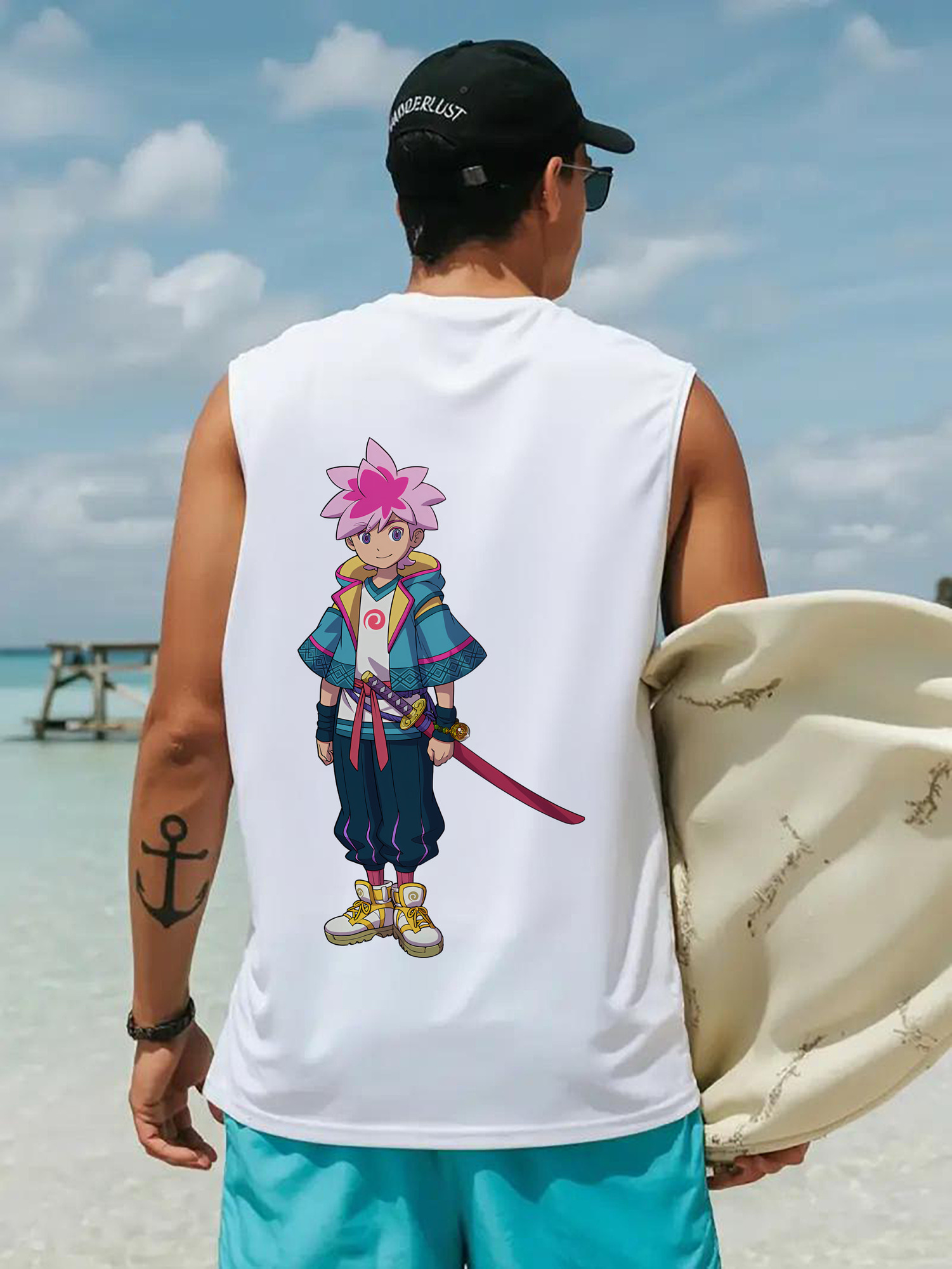 妖怪ウォッチ Yo-kai Watch コットン100％タンクトップ（背面プリント）