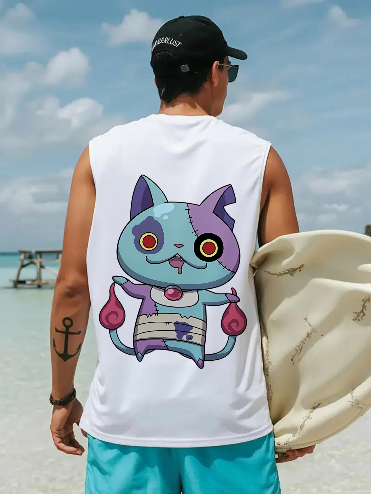 妖怪ウォッチ Yo-kai Watch コットン100％タンクトップ（背面プリント）