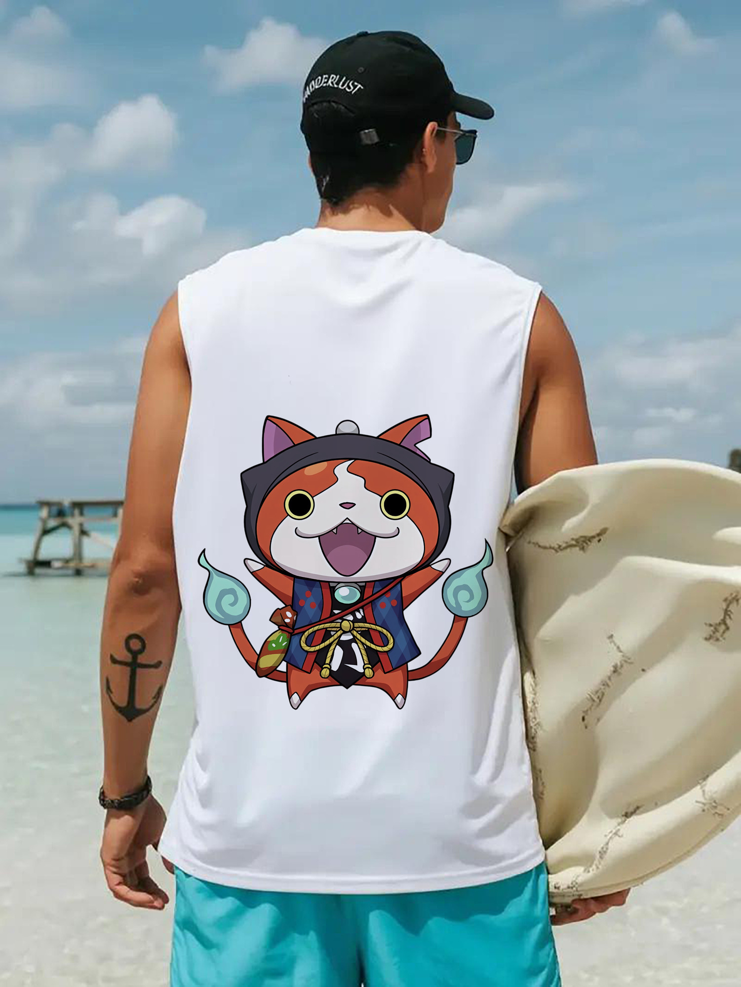 妖怪ウォッチ Yo-kai Watch コットン100％タンクトップ（背面プリント）