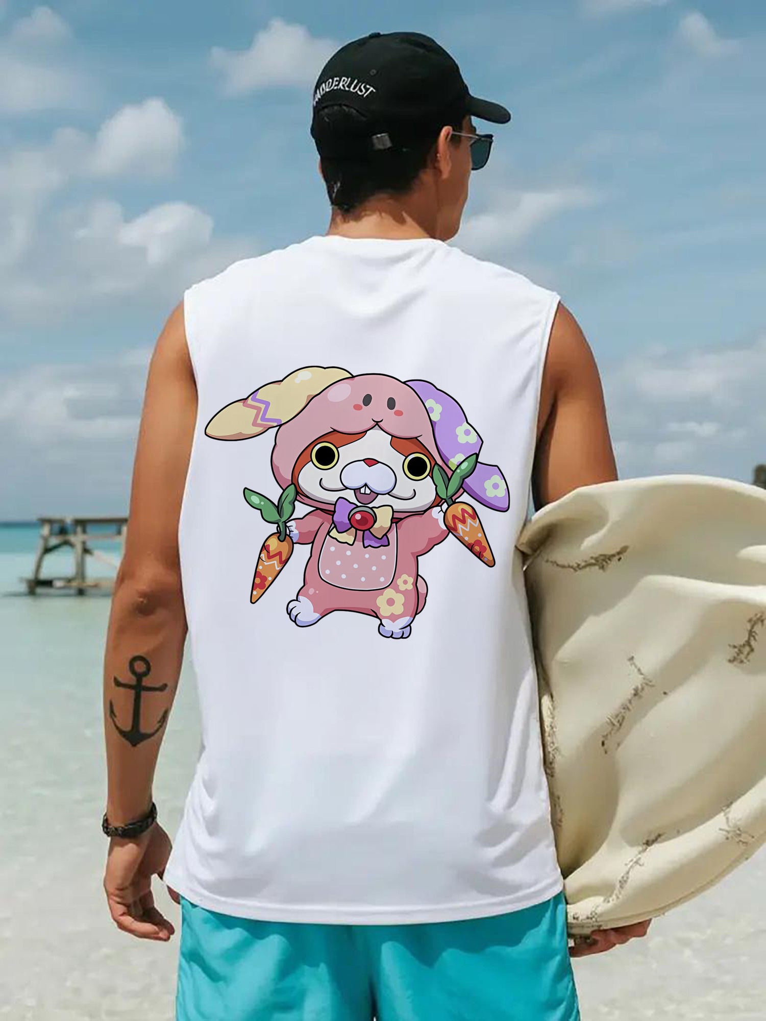 妖怪ウォッチ Yo-kai Watch コットン100％タンクトップ（背面プリント）