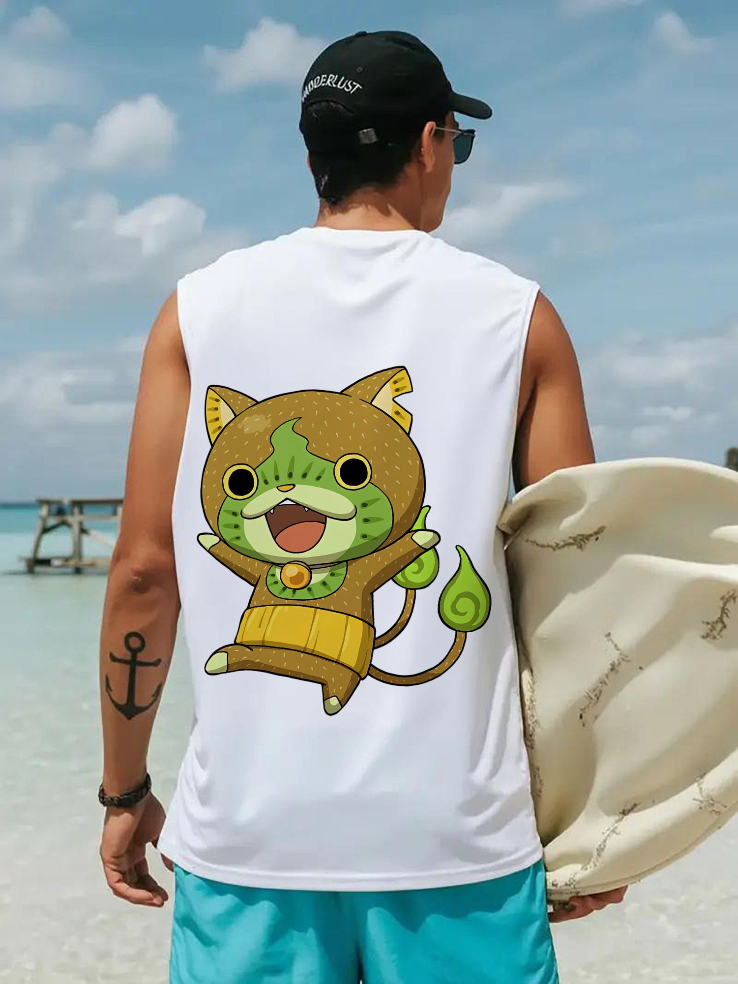 妖怪ウォッチ Yo-kai Watch コットン100％タンクトップ（背面プリント）