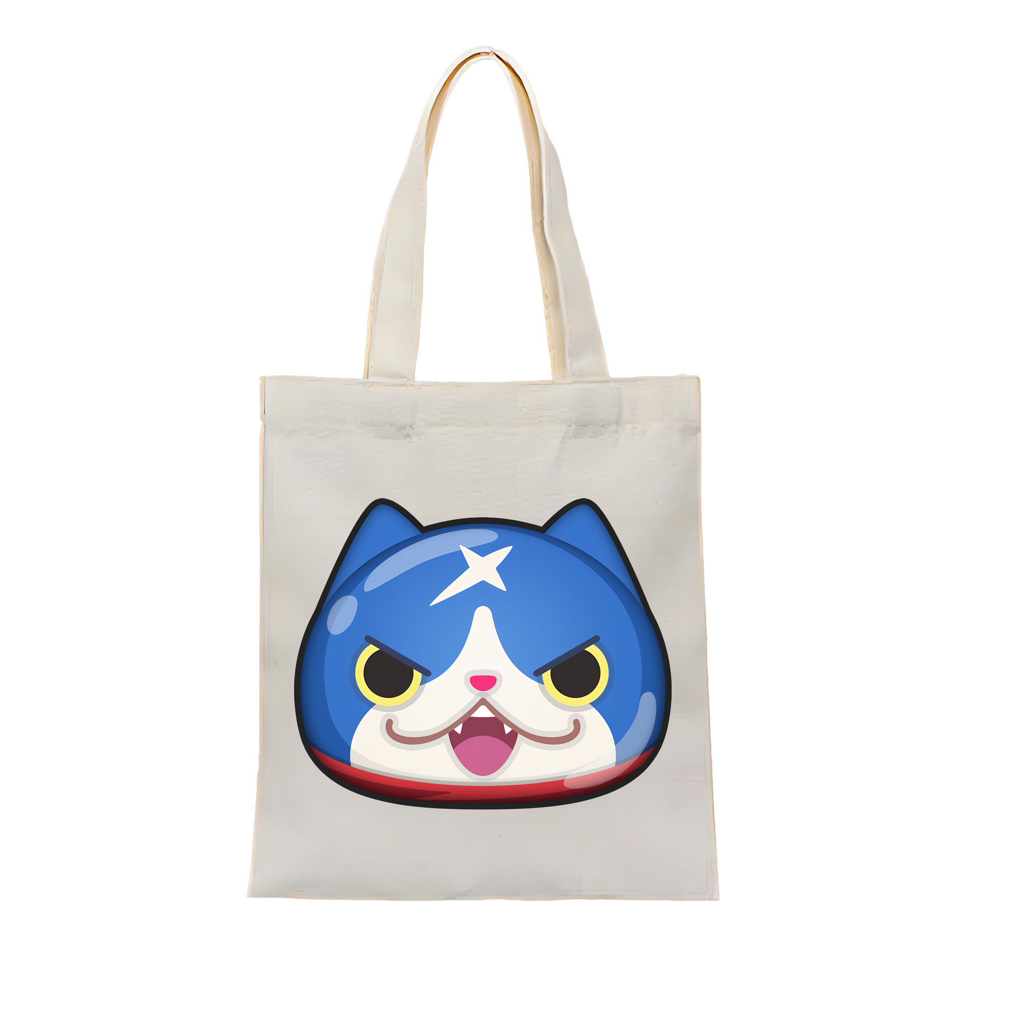 （画像用） 妖怪ウォッチ Yo-kai Watch 縦型キャンバス生地手提げバッグ　トートバッグ
