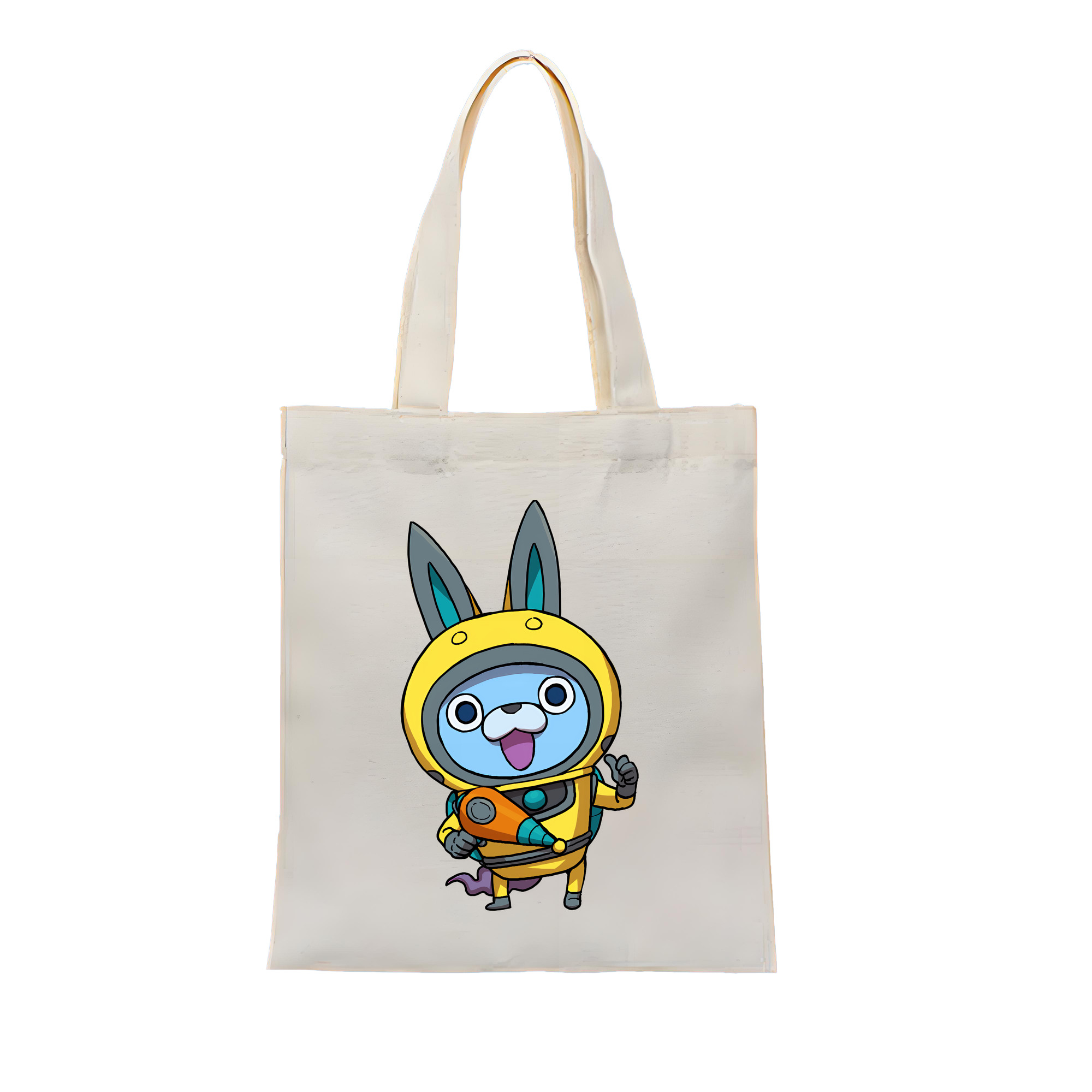 （画像用） 妖怪ウォッチ Yo-kai Watch 縦型キャンバス生地手提げバッグ　トートバッグ