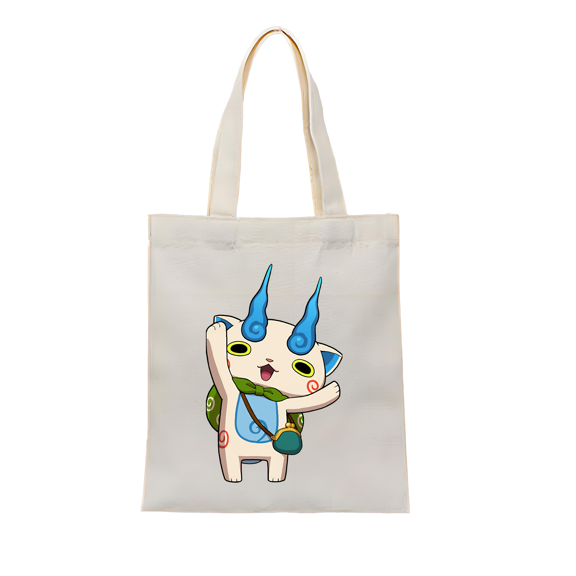 （画像用） 妖怪ウォッチ Yo-kai Watch 縦型キャンバス生地手提げバッグ　トートバッグ