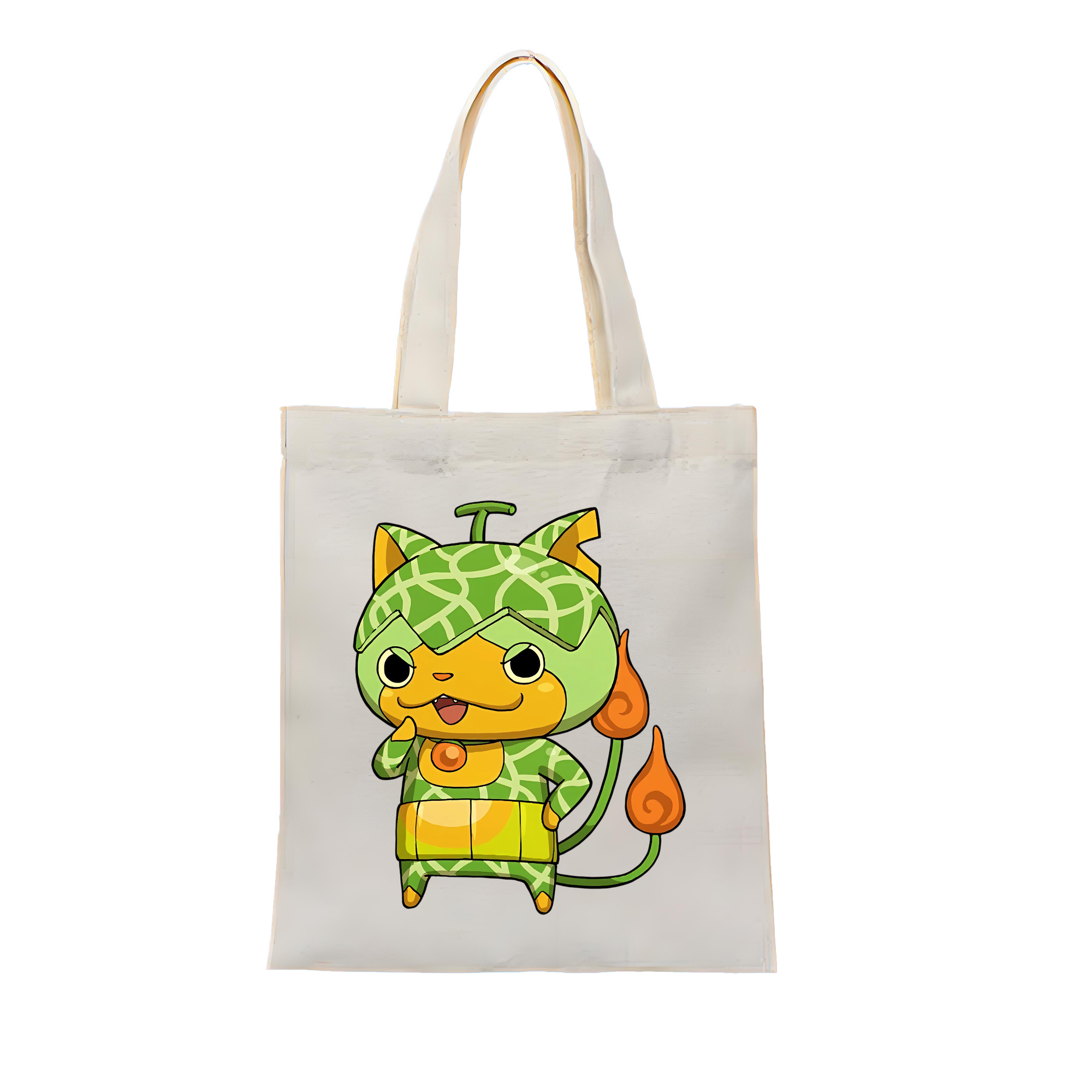 （画像用） 妖怪ウォッチ Yo-kai Watch 縦型キャンバス生地手提げバッグ　トートバッグ