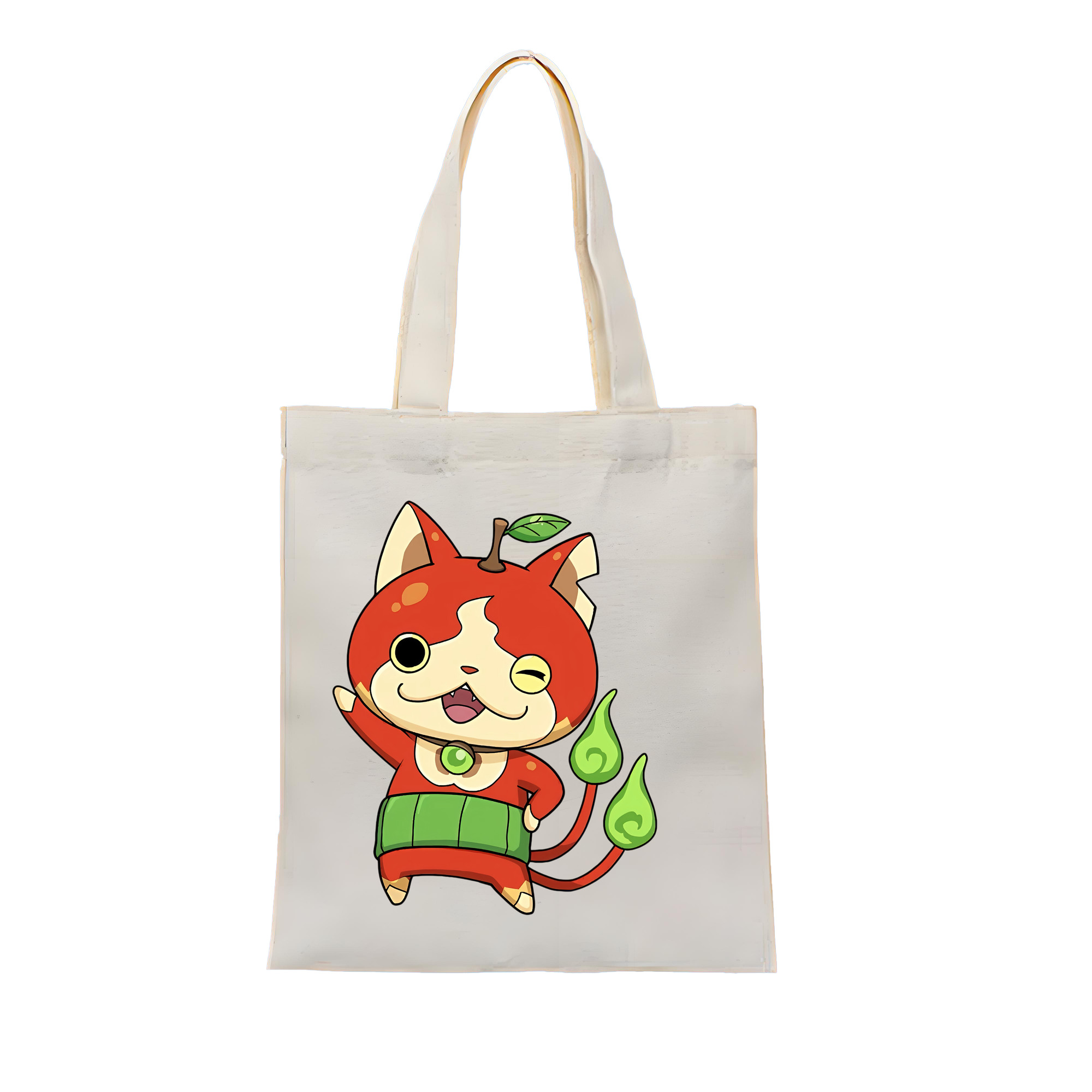（画像用） 妖怪ウォッチ Yo-kai Watch 縦型キャンバス生地手提げバッグ　トートバッグ