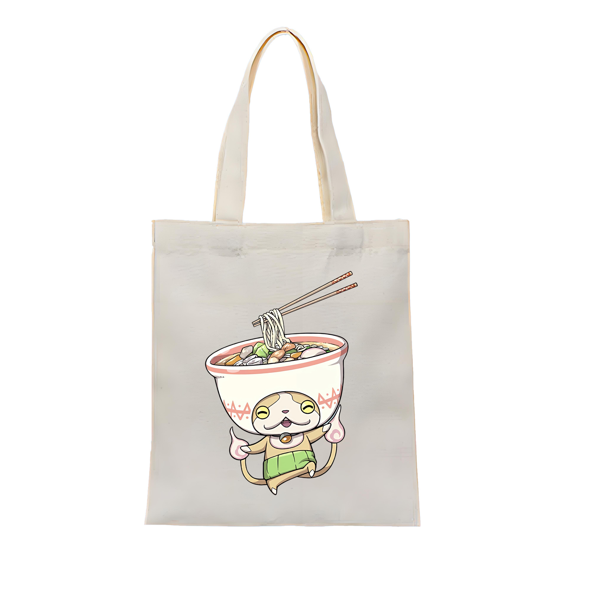 （画像用） 妖怪ウォッチ Yo-kai Watch 縦型キャンバス生地手提げバッグ　トートバッグ