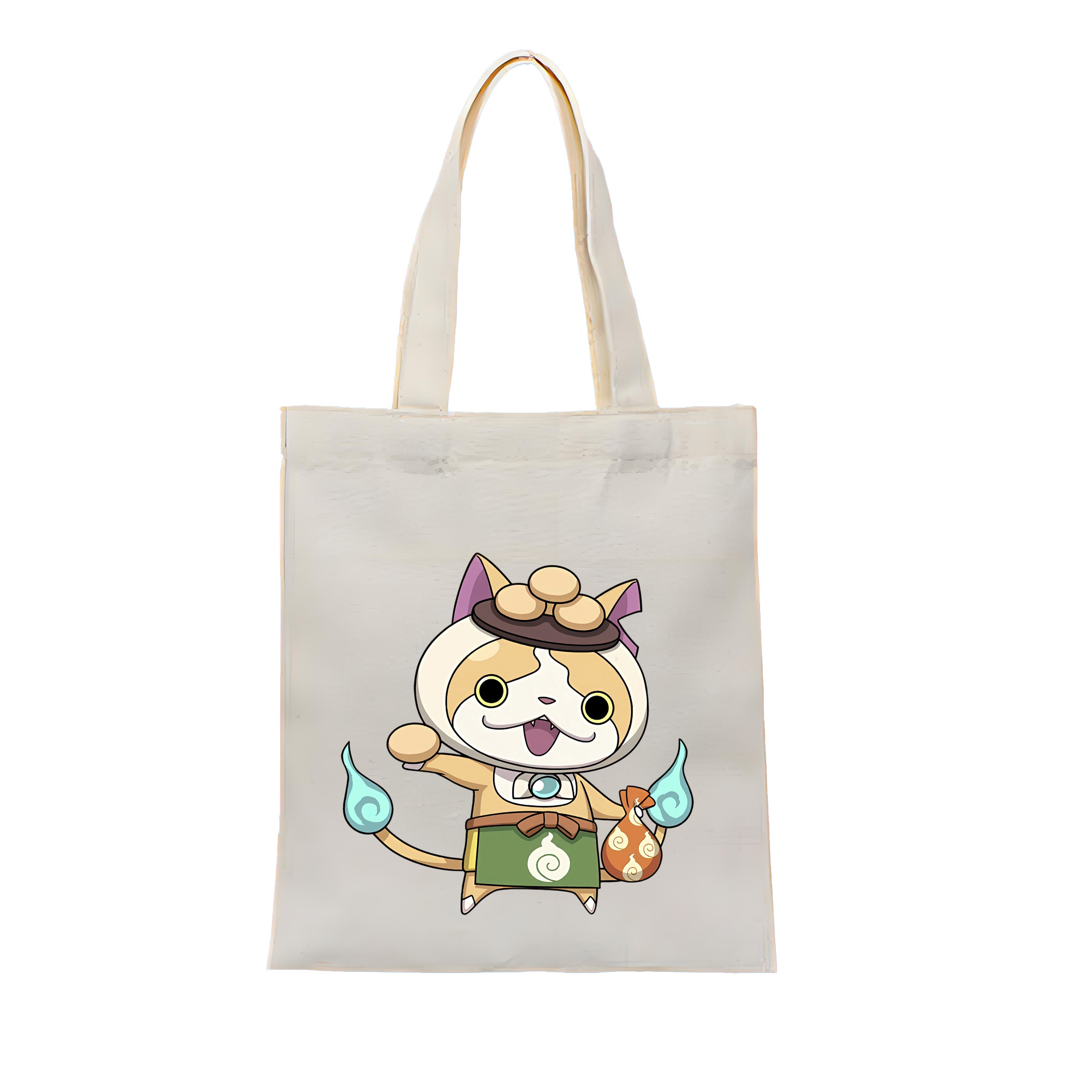 （画像用） 妖怪ウォッチ Yo-kai Watch 縦型キャンバス生地手提げバッグ　トートバッグ