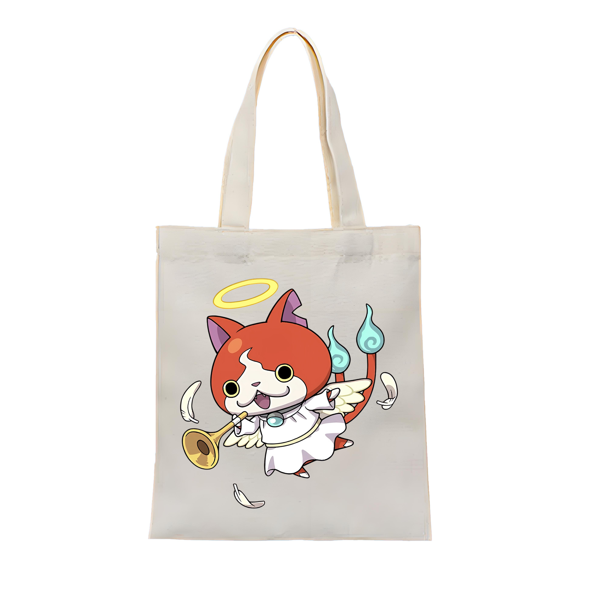 （画像用） 妖怪ウォッチ Yo-kai Watch 縦型キャンバス生地手提げバッグ　トートバッグ