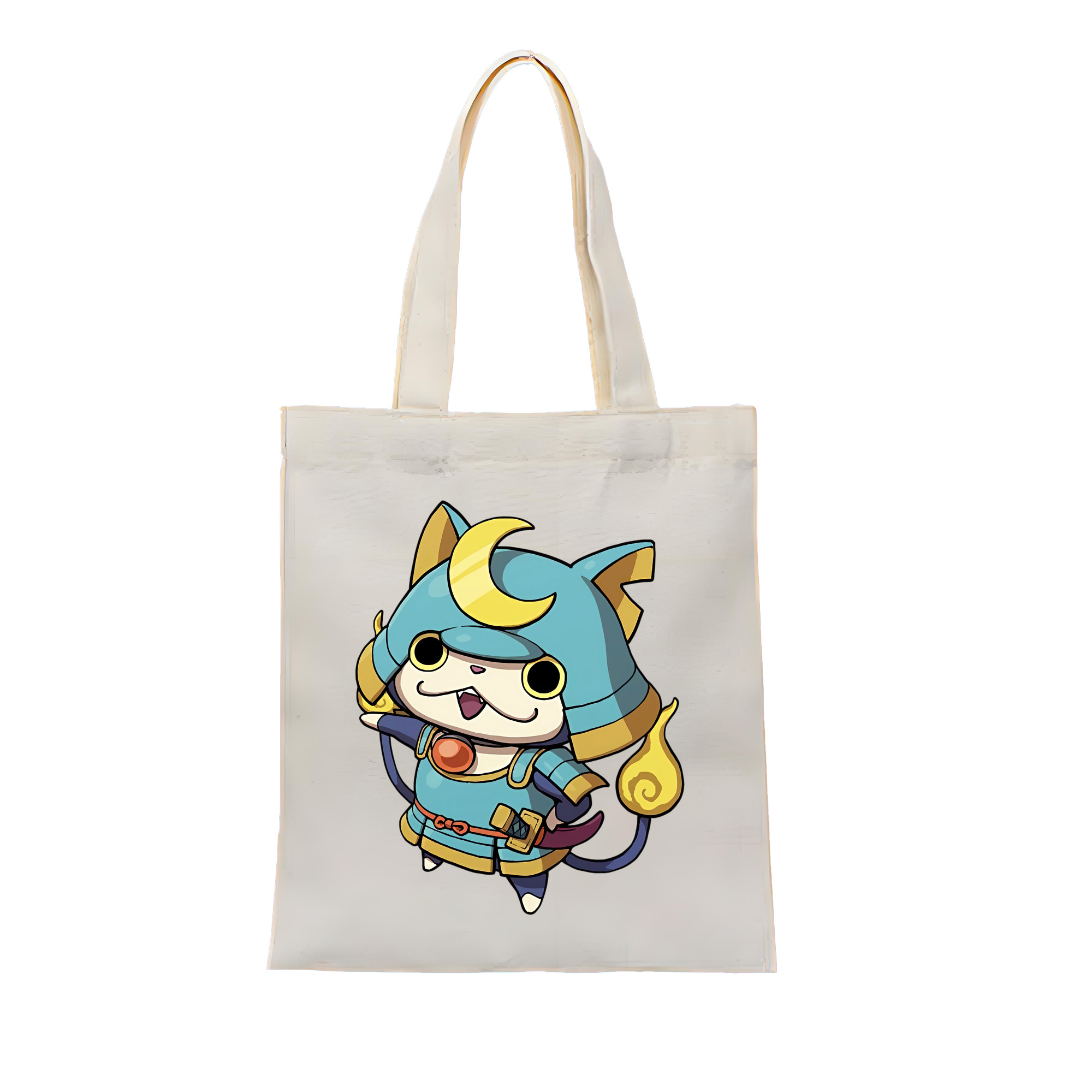 （画像用） 妖怪ウォッチ Yo-kai Watch 縦型キャンバス生地手提げバッグ　トートバッグ