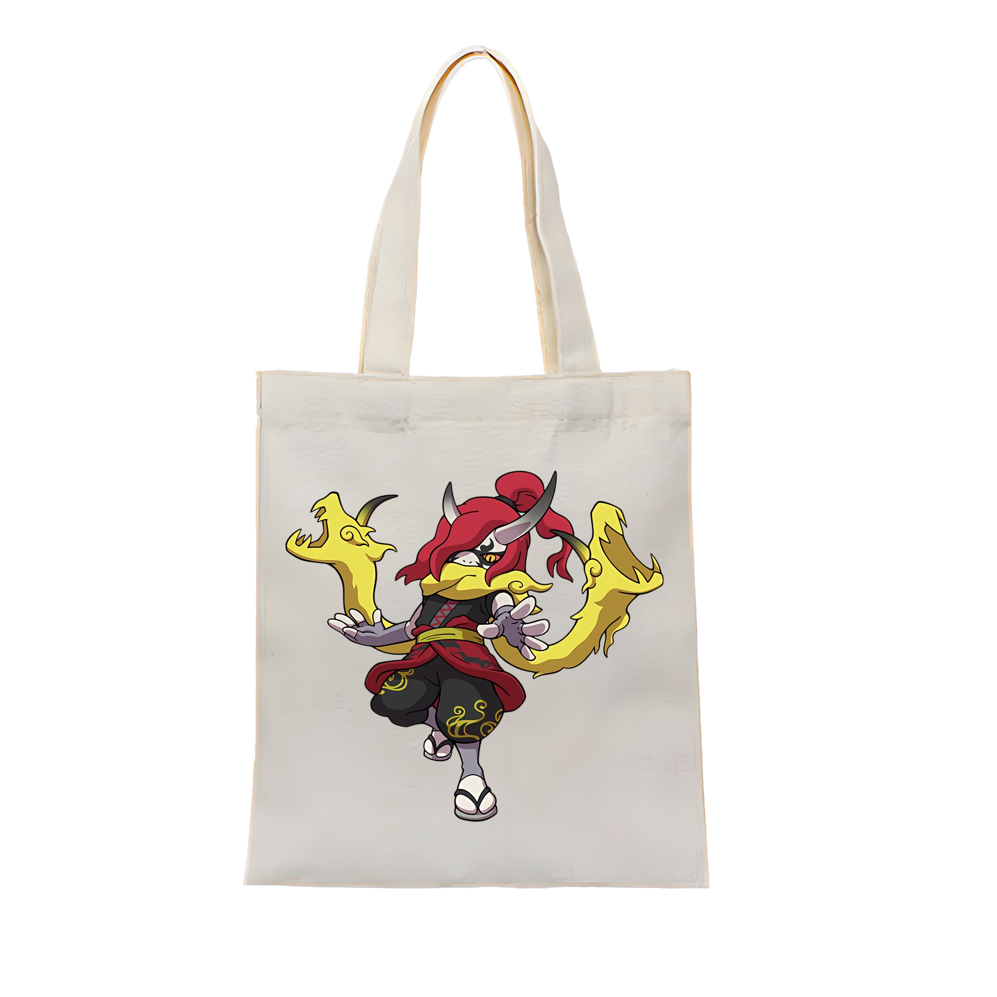 （画像用） 妖怪ウォッチ Yo-kai Watch 縦型キャンバス生地手提げバッグ　トートバッグ