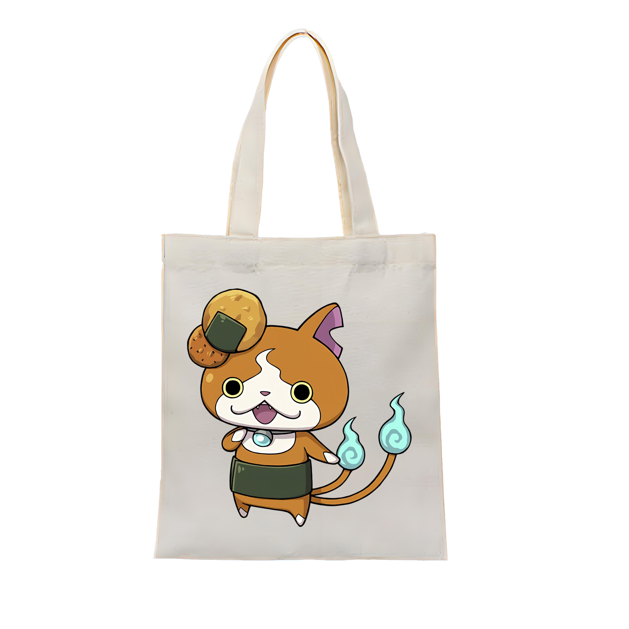 （画像用） 妖怪ウォッチ Yo-kai Watch 縦型キャンバス生地手提げバッグ　トートバッグ