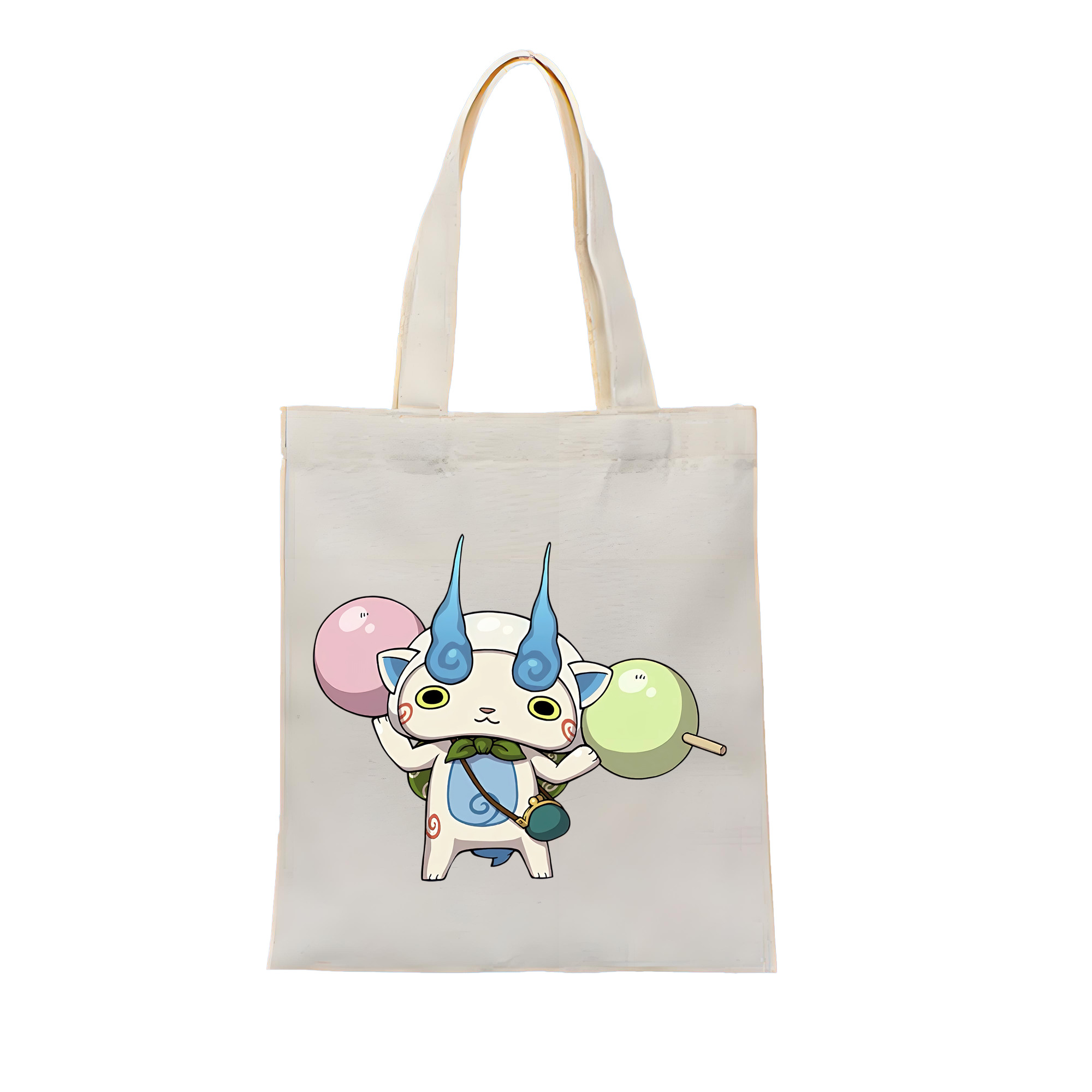 （画像用） 妖怪ウォッチ Yo-kai Watch 縦型キャンバス生地手提げバッグ　トートバッグ