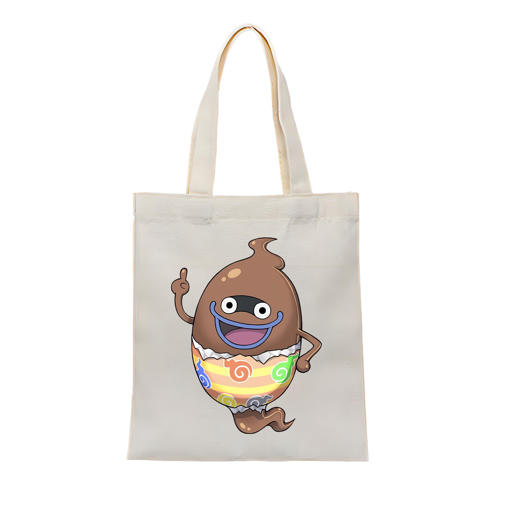 （画像用） 妖怪ウォッチ Yo-kai Watch 縦型キャンバス生地手提げバッグ　トートバッグ