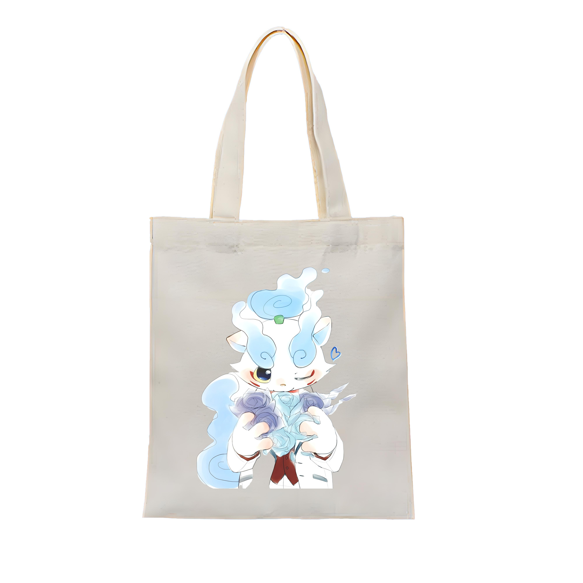（画像用） 妖怪ウォッチ Yo-kai Watch 縦型キャンバス生地手提げバッグ　トートバッグ