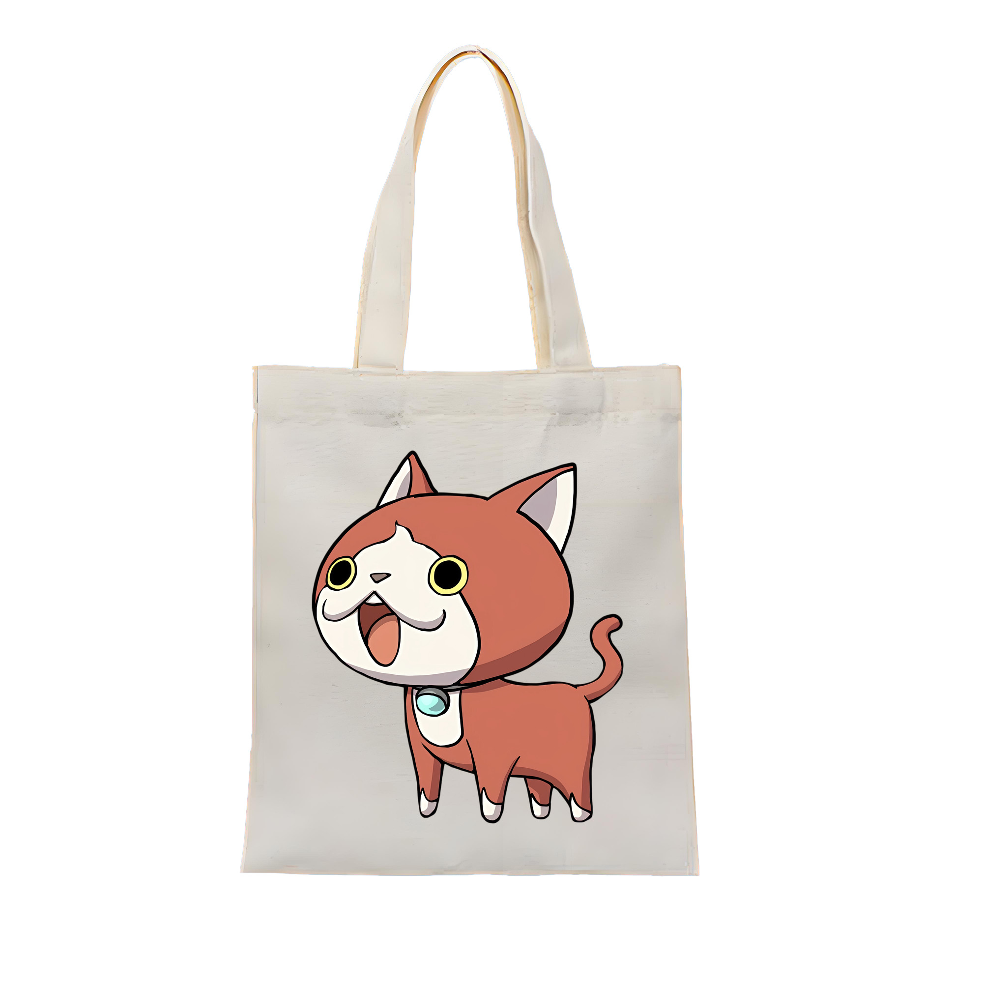 （画像用） 妖怪ウォッチ Yo-kai Watch 縦型キャンバス生地手提げバッグ　トートバッグ