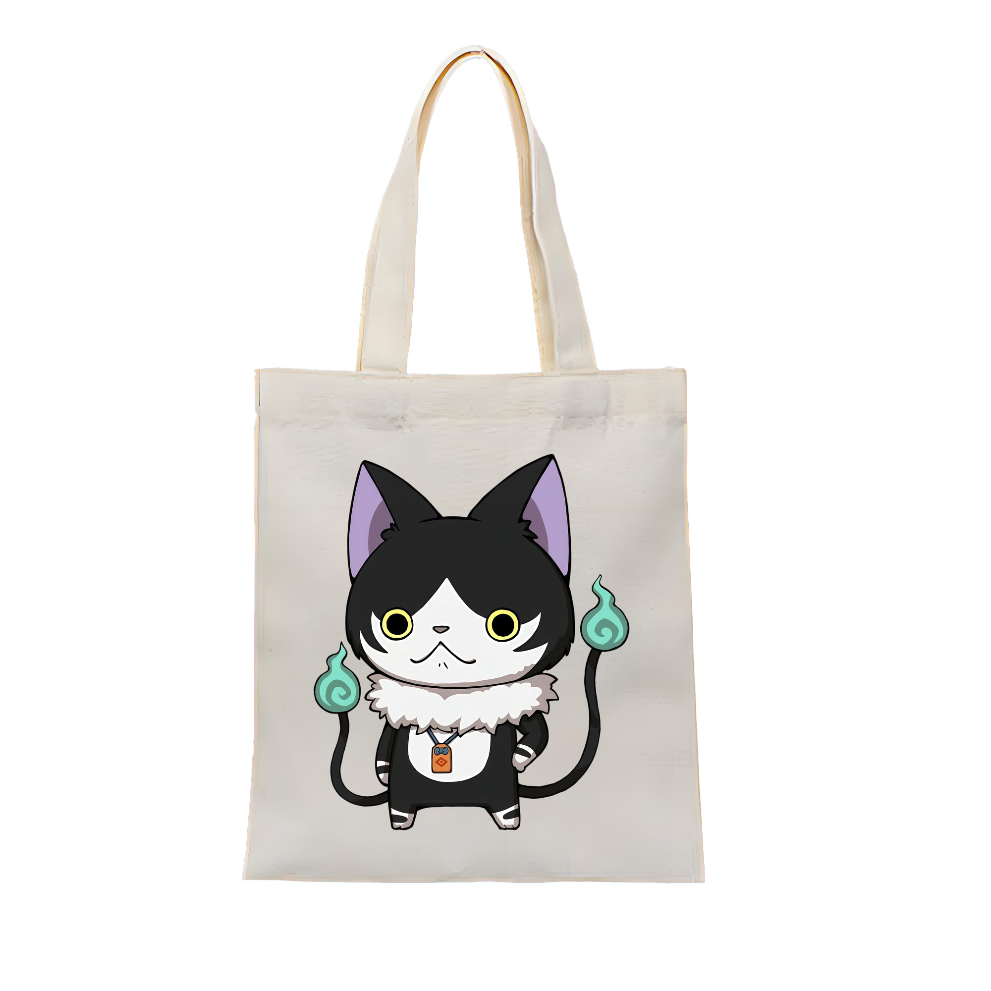 （画像用） 妖怪ウォッチ Yo-kai Watch 縦型キャンバス生地手提げバッグ　トートバッグ