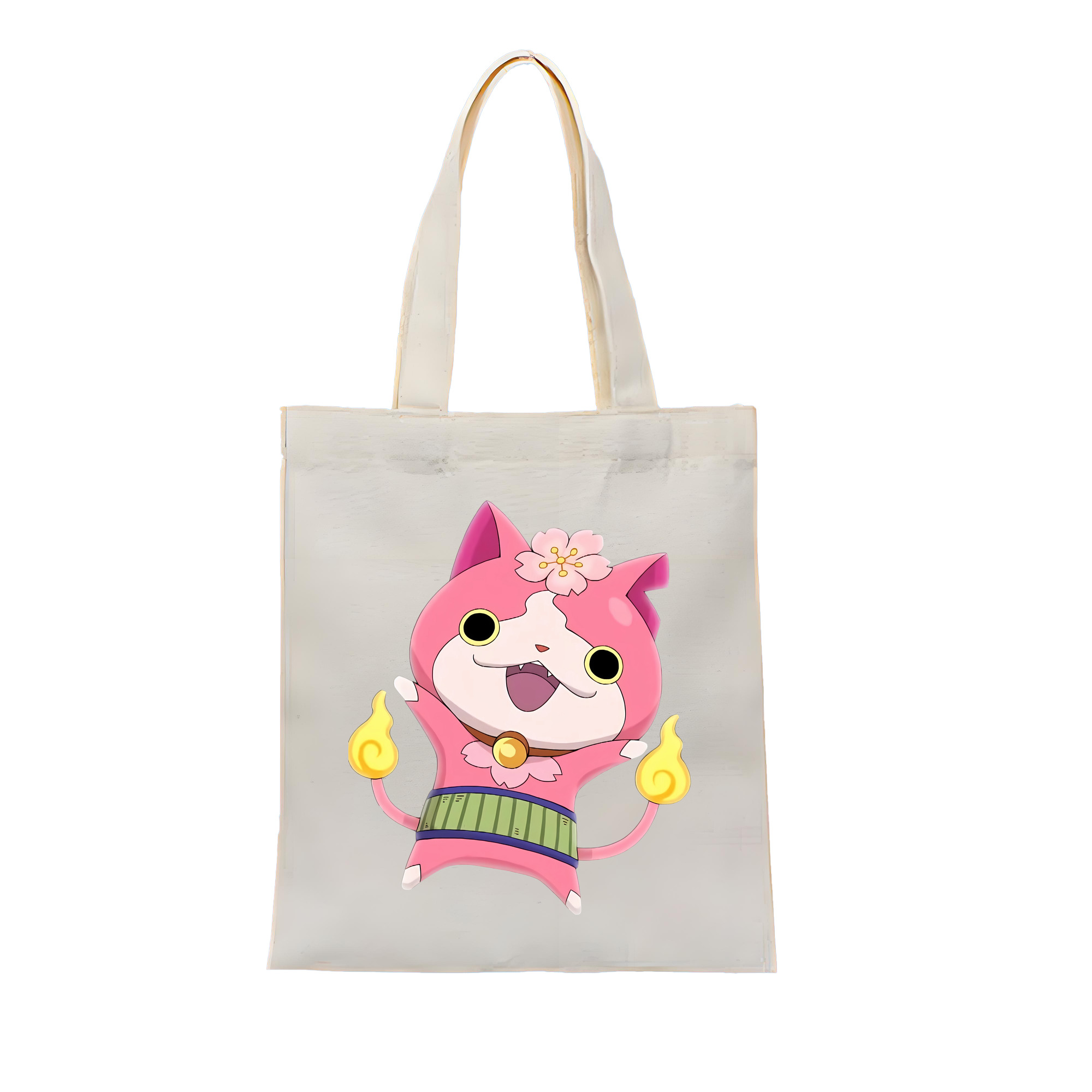 （画像用） 妖怪ウォッチ Yo-kai Watch 縦型キャンバス生地手提げバッグ　トートバッグ