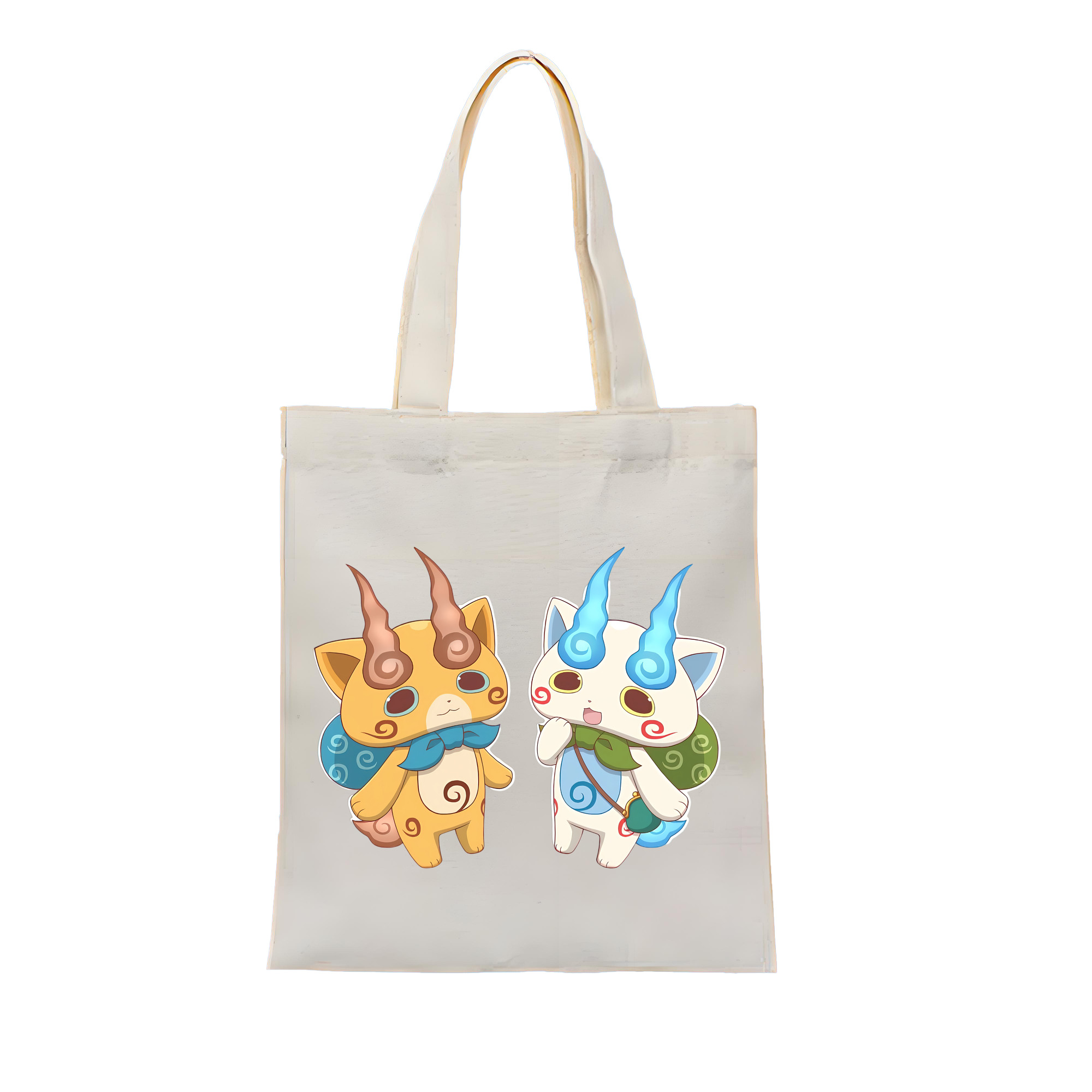 （画像用） 妖怪ウォッチ Yo-kai Watch 縦型キャンバス生地手提げバッグ　トートバッグ