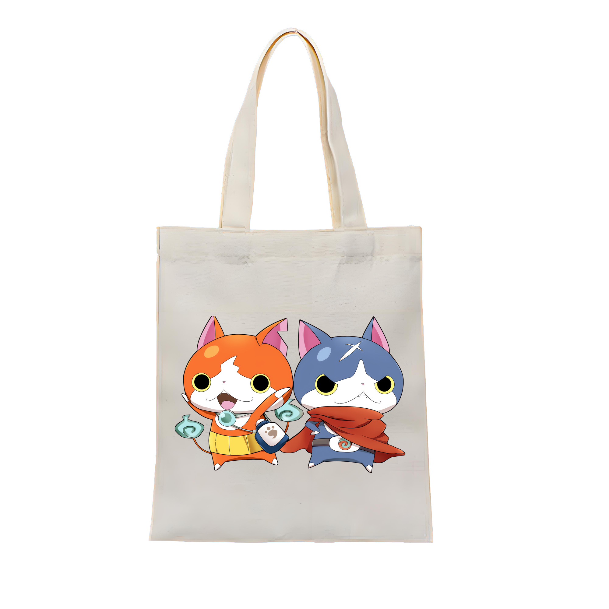 （画像用） 妖怪ウォッチ Yo-kai Watch 縦型キャンバス生地手提げバッグ　トートバッグ