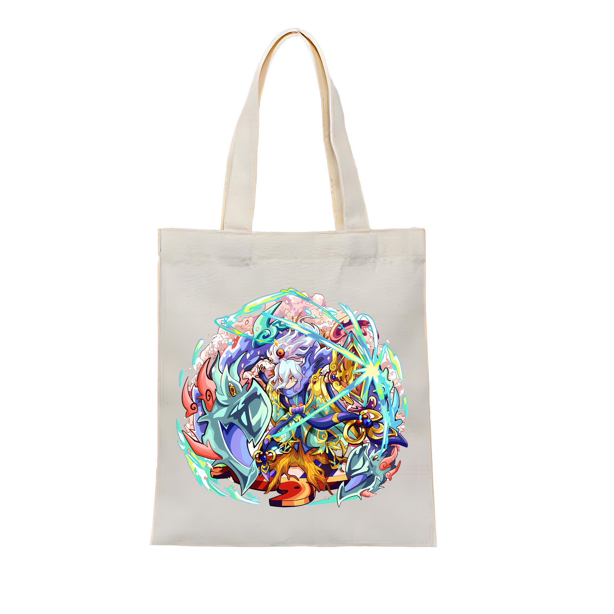 （画像用） 妖怪ウォッチ Yo-kai Watch 縦型キャンバス生地手提げバッグ　トートバッグ