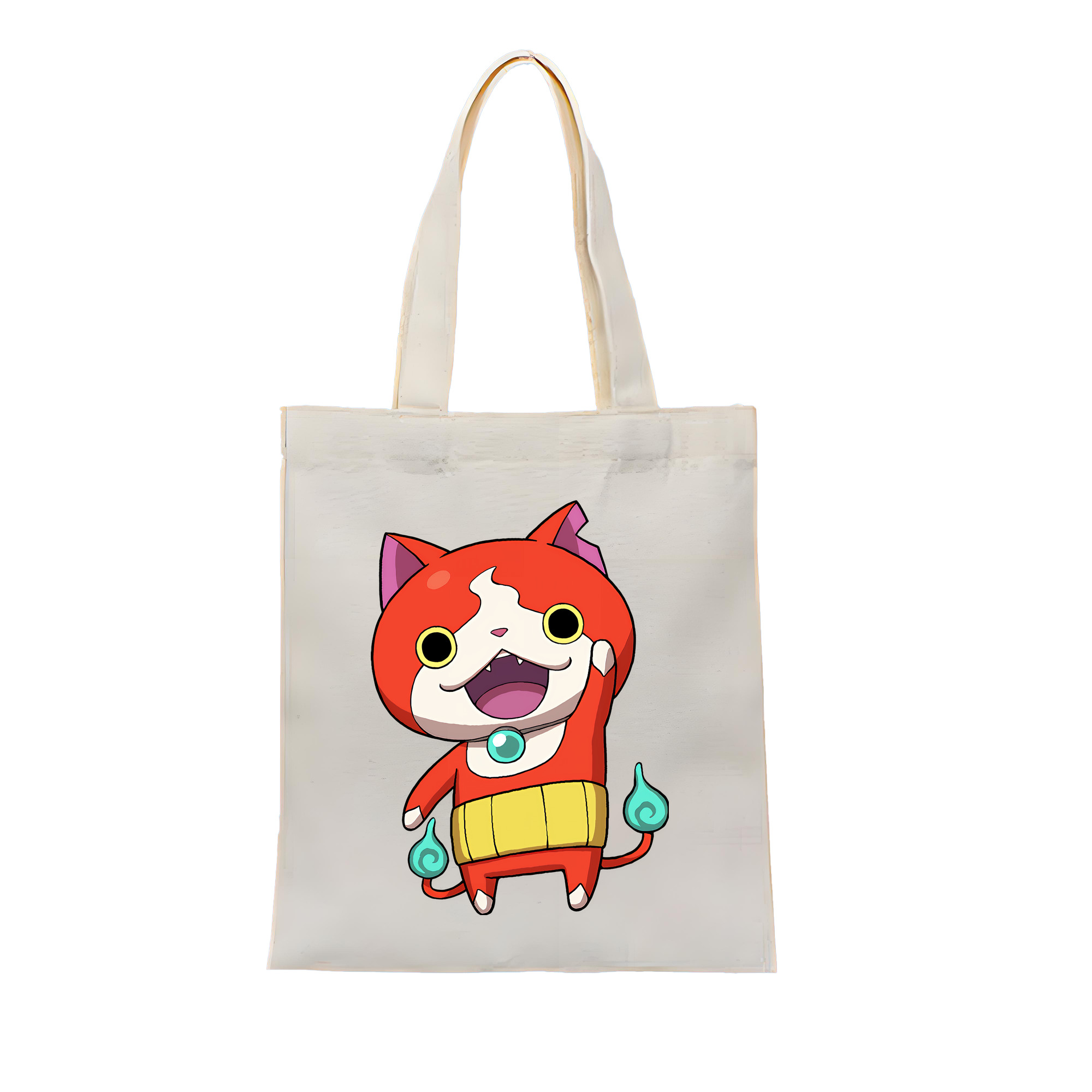 （画像用） 妖怪ウォッチ Yo-kai Watch 縦型キャンバス生地手提げバッグ　トートバッグ