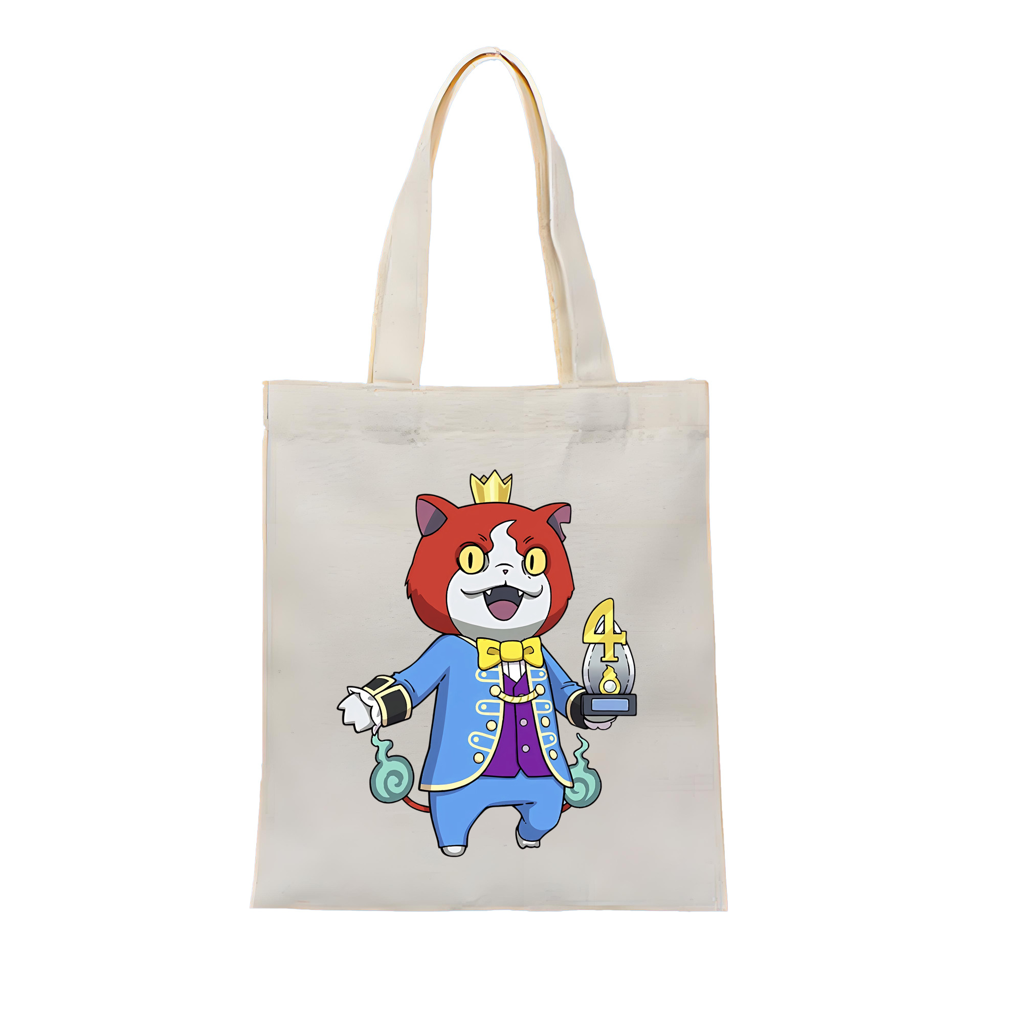 （画像用） 妖怪ウォッチ Yo-kai Watch 縦型キャンバス生地手提げバッグ　トートバッグ