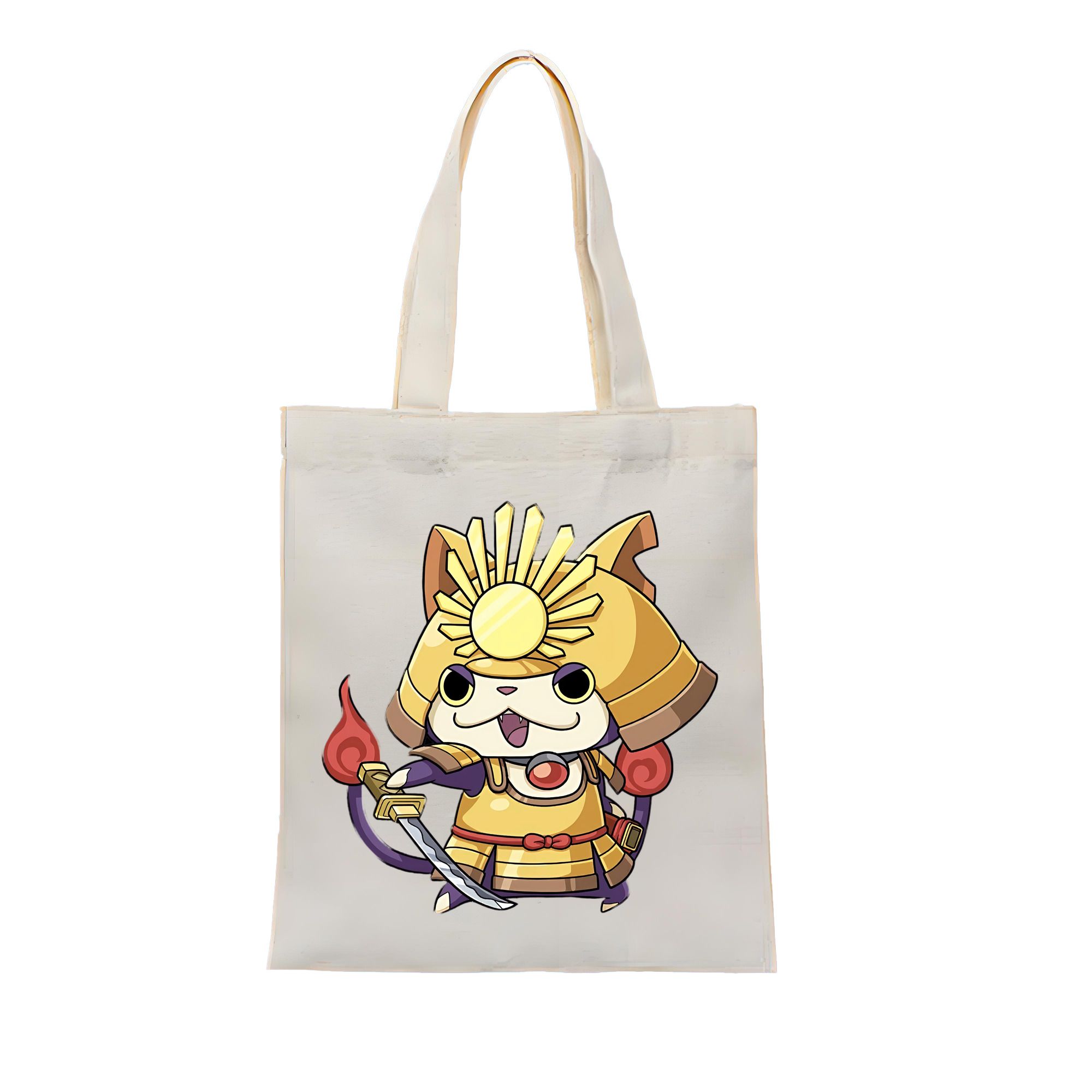 （画像用） 妖怪ウォッチ Yo-kai Watch 縦型キャンバス生地手提げバッグ　トートバッグ