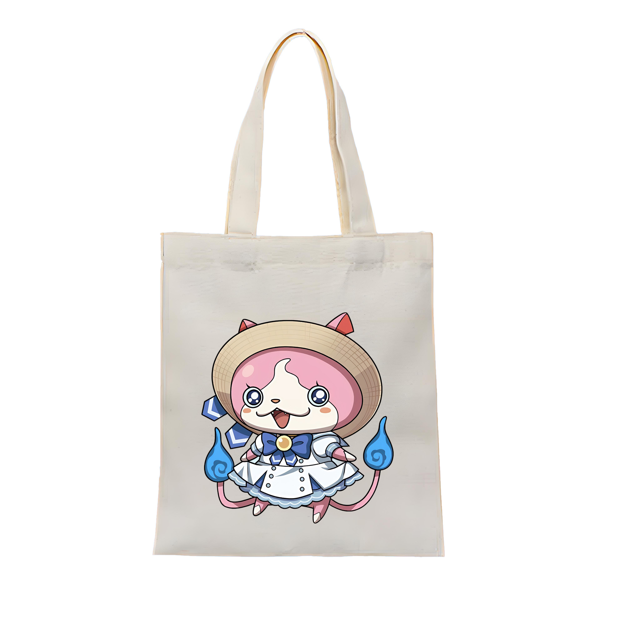 （画像用） 妖怪ウォッチ Yo-kai Watch 縦型キャンバス生地手提げバッグ　トートバッグ