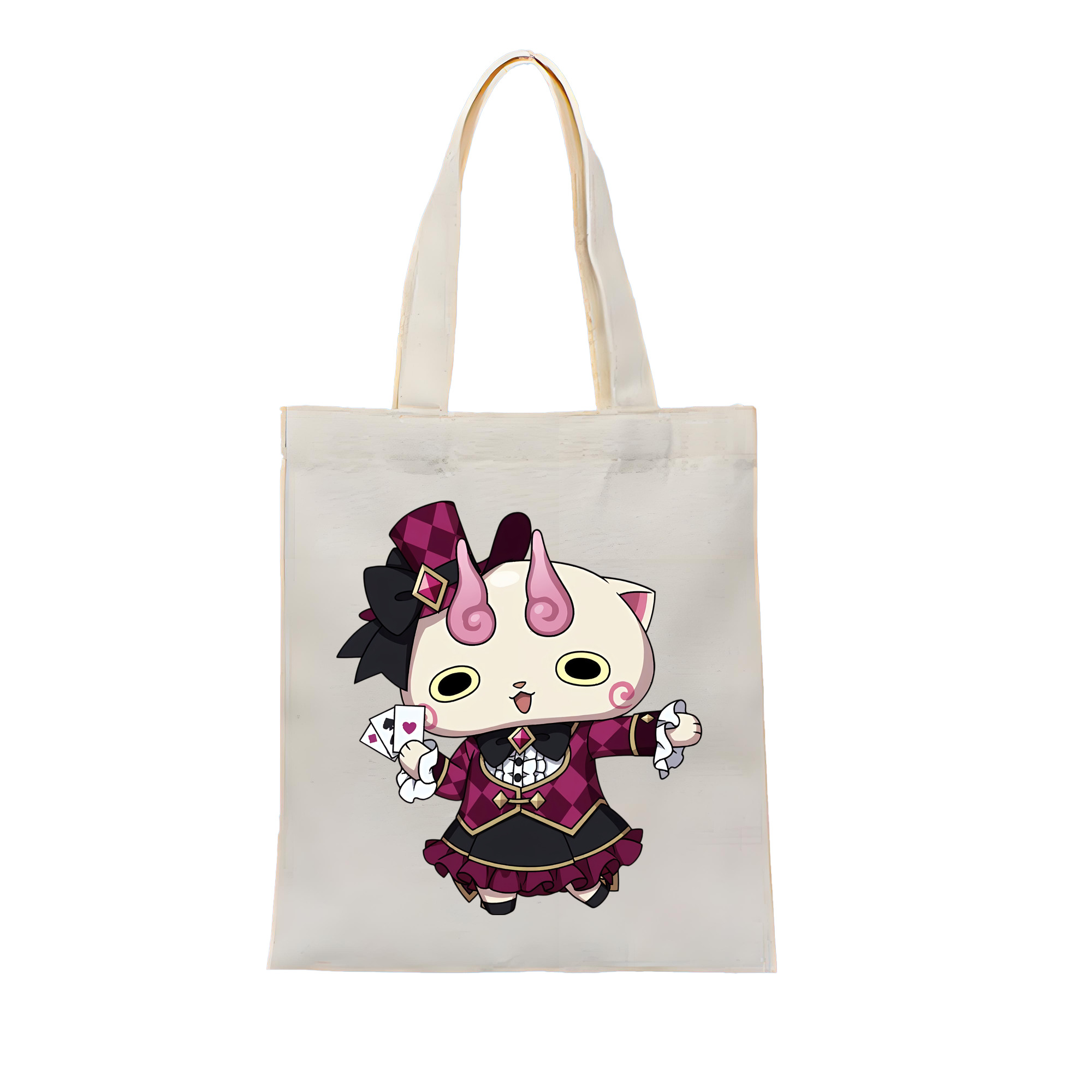 （画像用） 妖怪ウォッチ Yo-kai Watch 縦型キャンバス生地手提げバッグ　トートバッグ