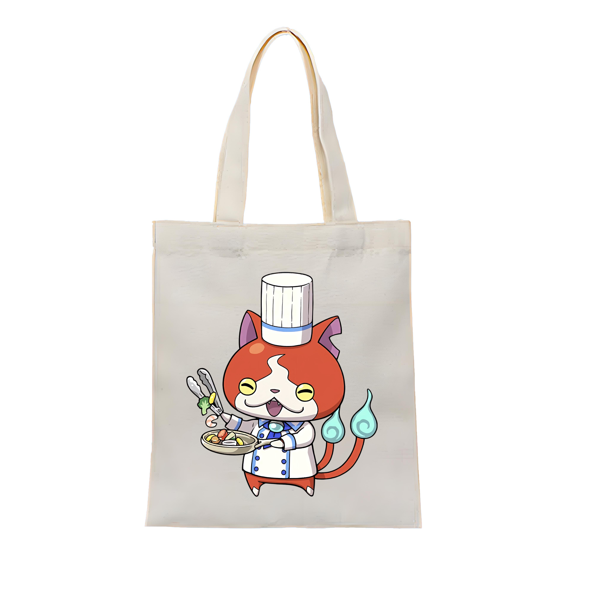 （画像用） 妖怪ウォッチ Yo-kai Watch 縦型キャンバス生地手提げバッグ　トートバッグ