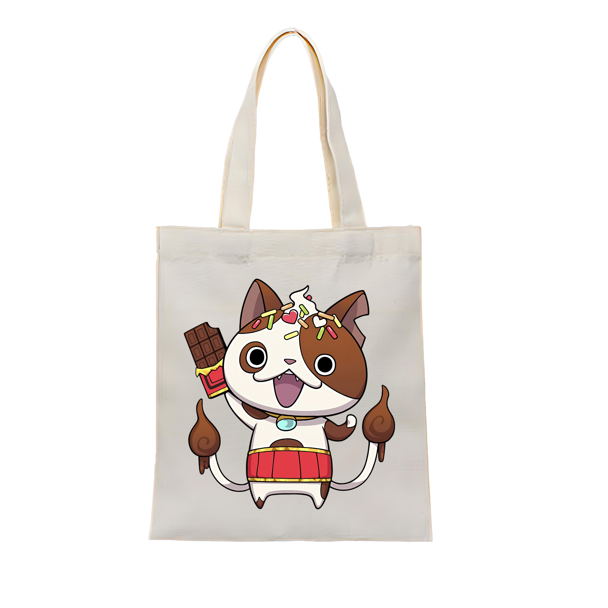 （画像用） 妖怪ウォッチ Yo-kai Watch 縦型キャンバス生地手提げバッグ　トートバッグ