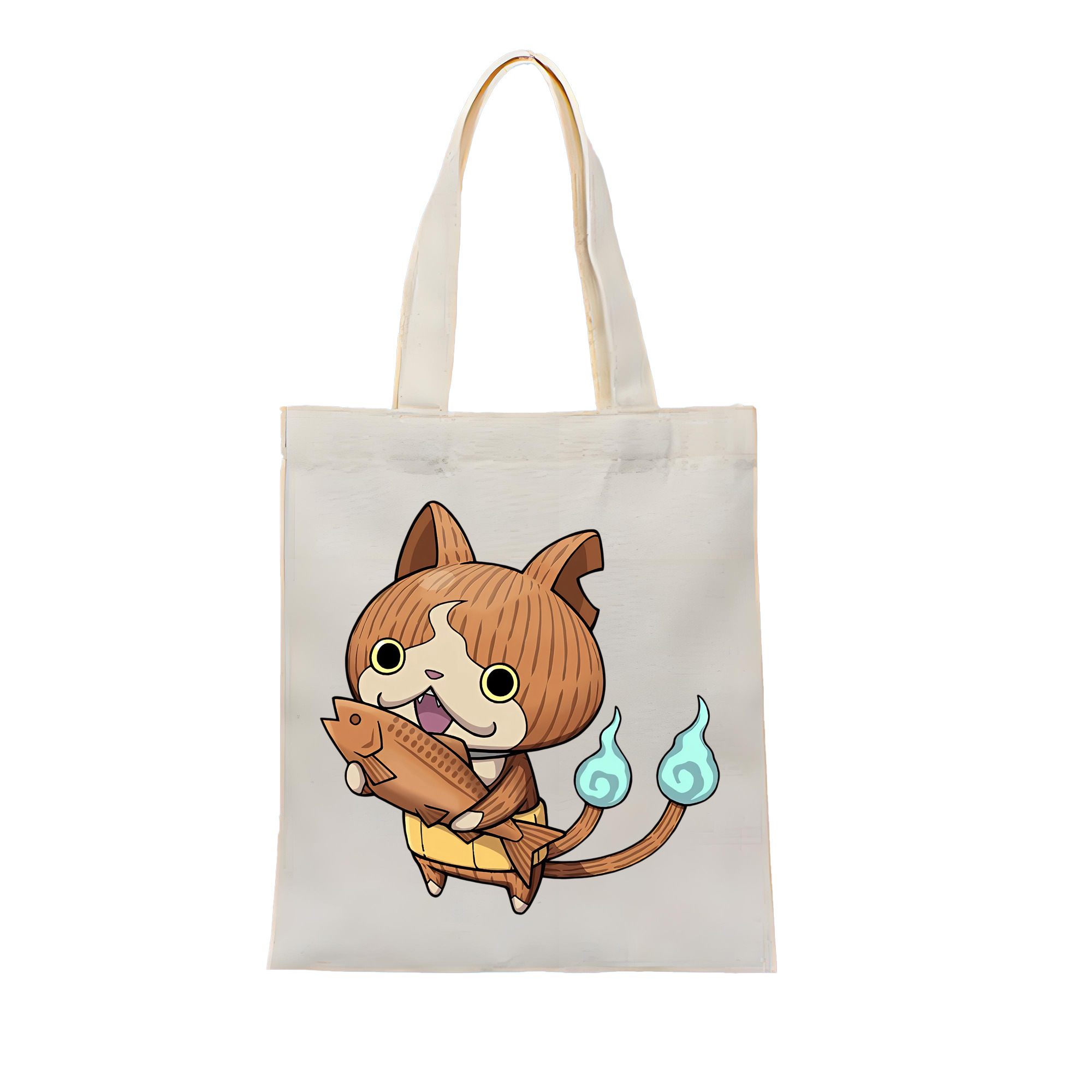 （画像用） 妖怪ウォッチ Yo-kai Watch 縦型キャンバス生地手提げバッグ　トートバッグ
