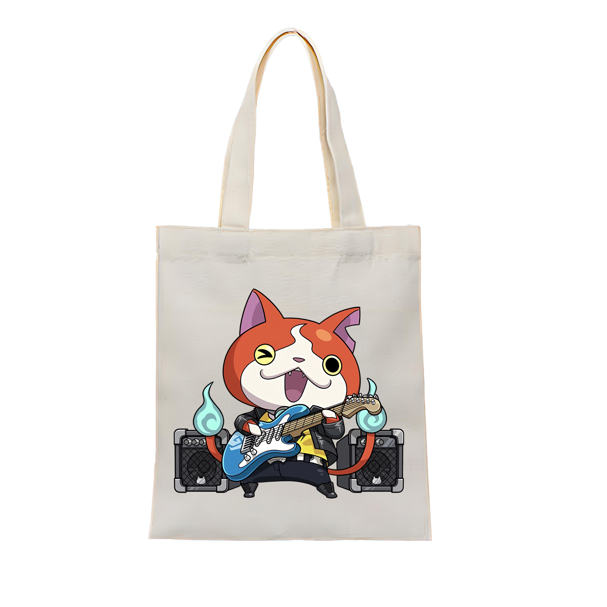 （画像用） 妖怪ウォッチ Yo-kai Watch 縦型キャンバス生地手提げバッグ　トートバッグ